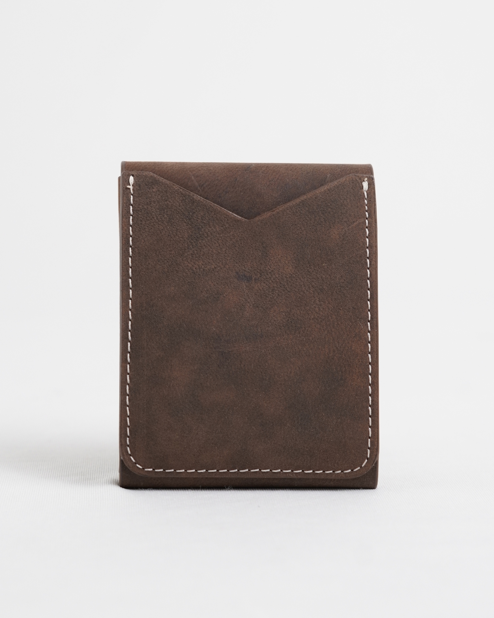 Milton - Men’s Original Leather Minimalist Wallet (Rugged Brown) - Image 6