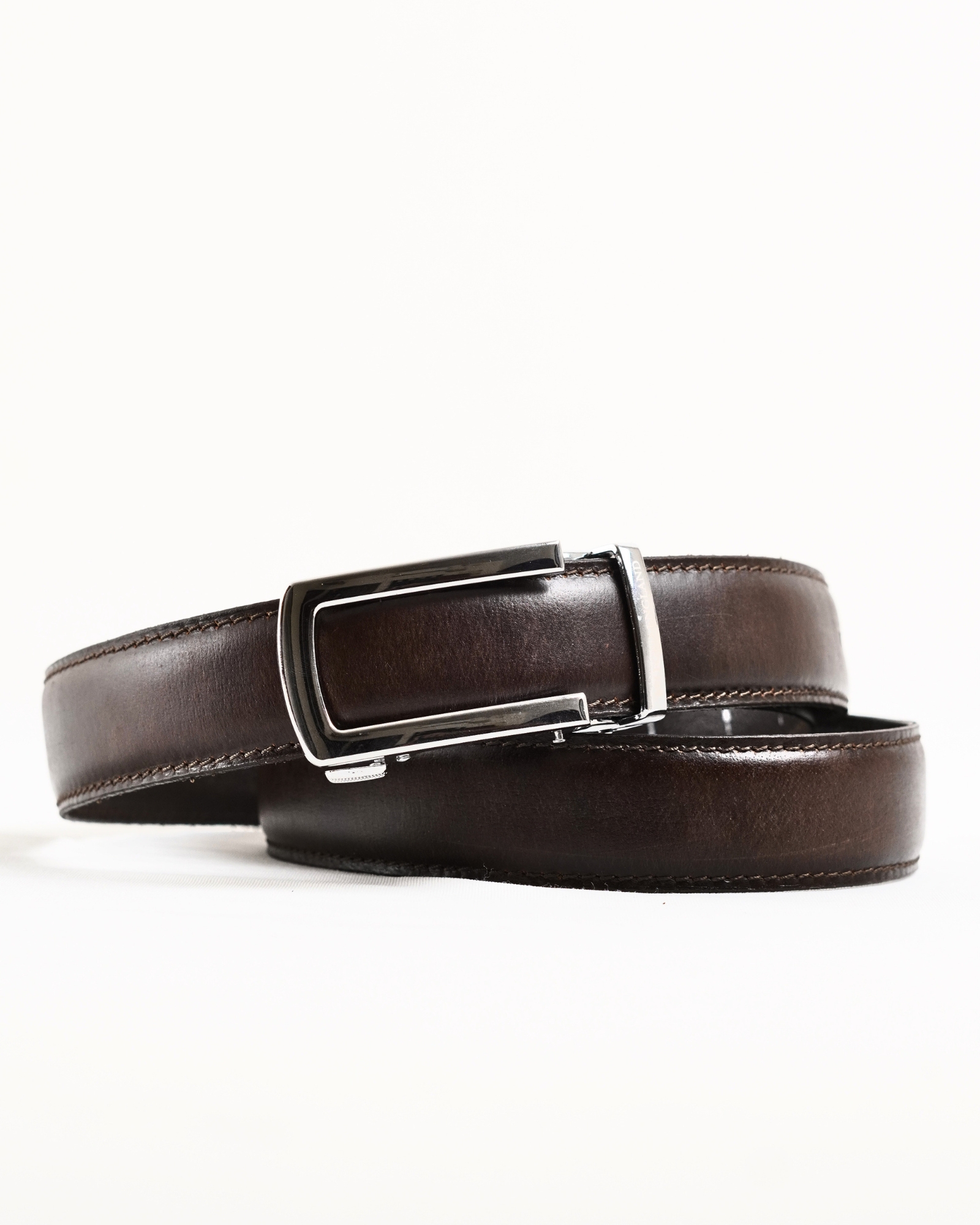 Oxford Men's Original Leather Belt  (Burgundy Blend) - 28-44
