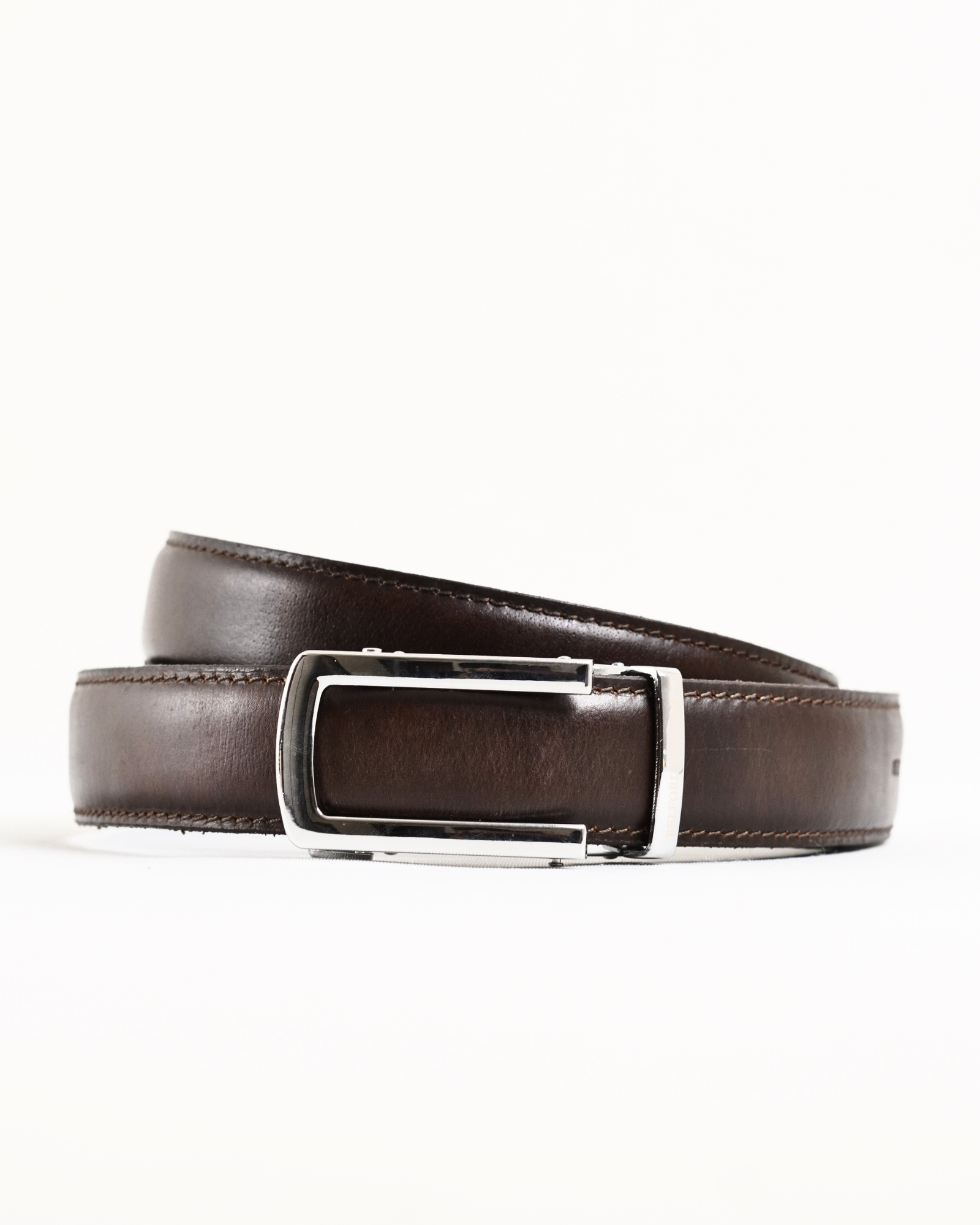 Oxford Men's Original Leather Belt  (Brown & Tan Blend) - 28-44 - Image 2