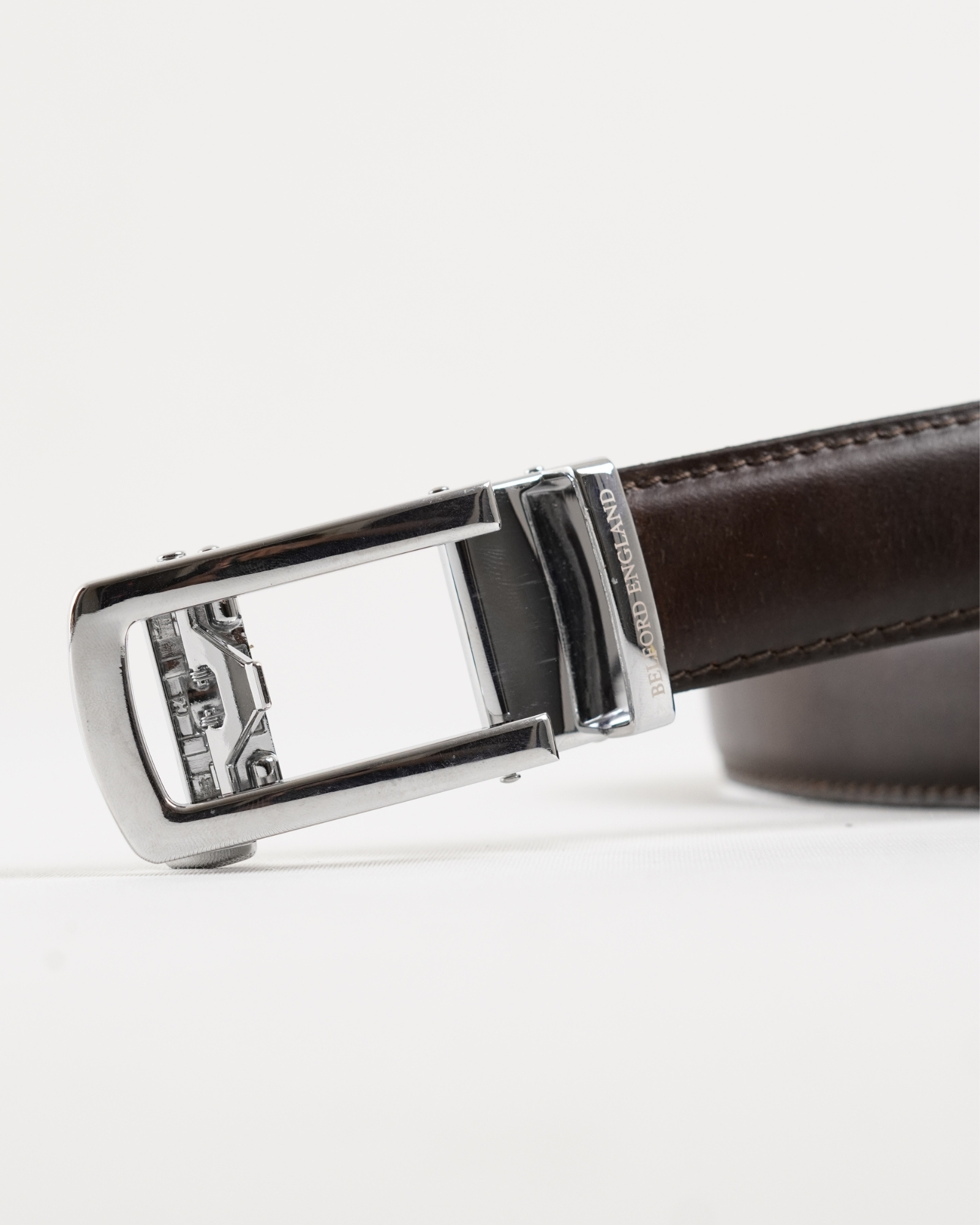 Oxford Men's Original Leather Belt  (Brown & Tan Blend) - 28-44 - Image 6