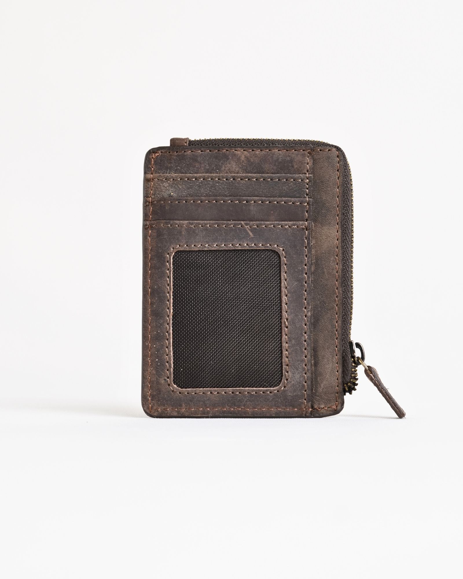 Geneva (Sleek) - Men’s Original Leather Wallet (Rugged Brown) - Image 5