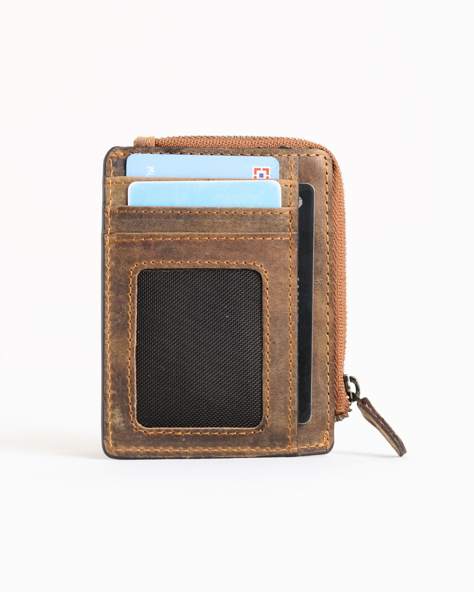 Geneva (Sleek) - Men’s Original Leather Wallet (Rugged Tan) - Image 5