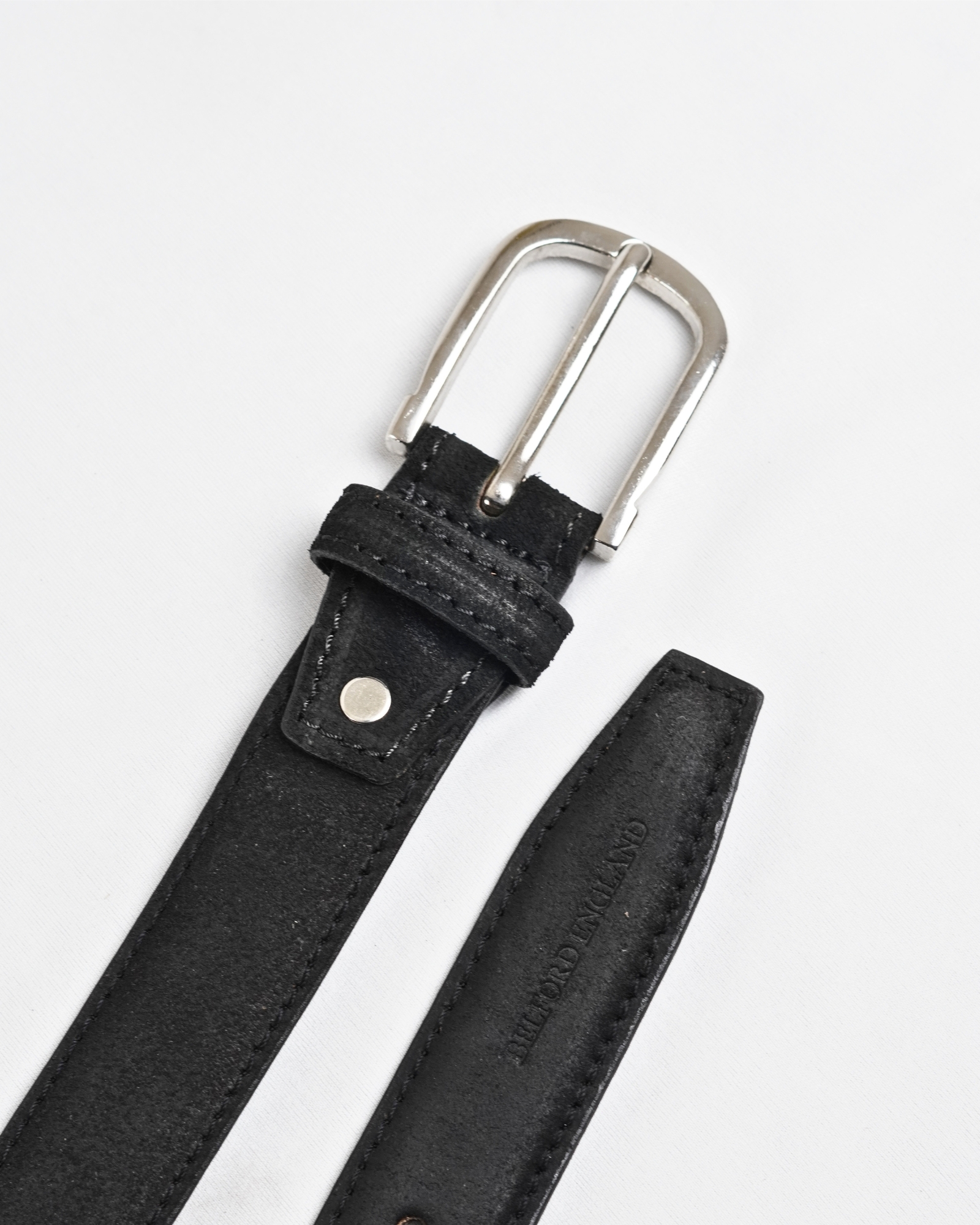 Milan Men's Original Leather Belt - 30 - Image 7