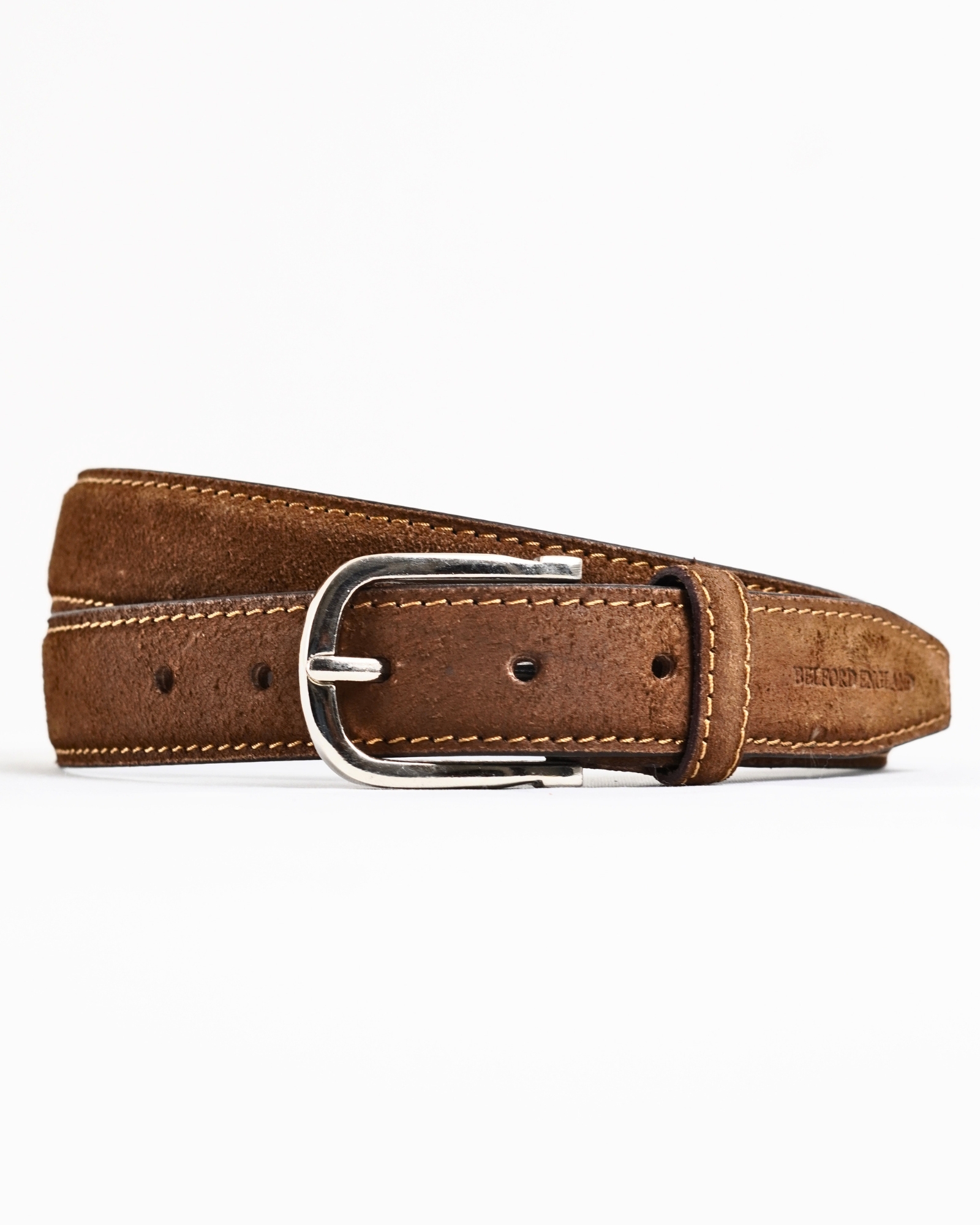 Milan Men's Original Leather Belt - 30 - Image 2
