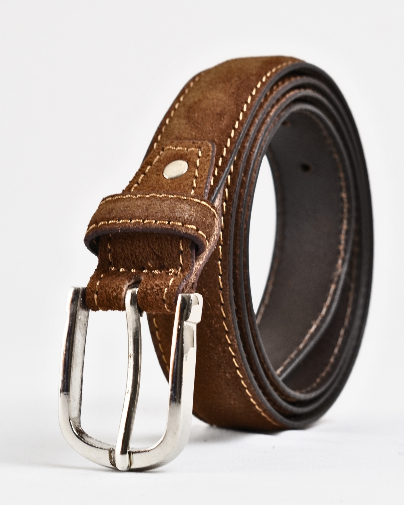 Milan Men's Original Leather Belt - 30 - Image 4