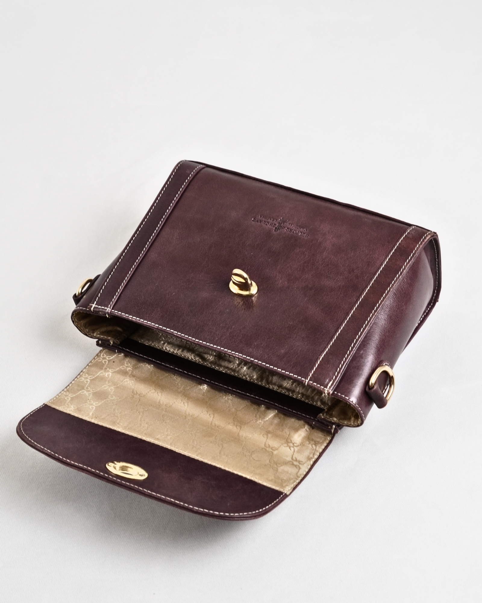 Sara - Women's Original Leather Handbag - Antique Cherry - Image 5