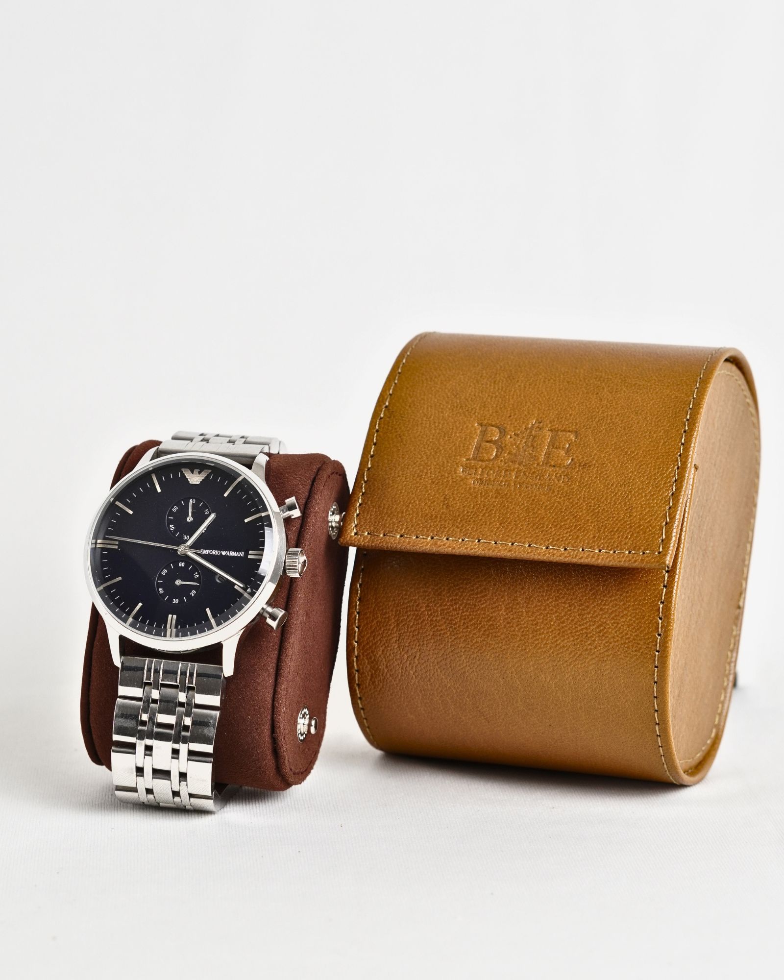 Bulgaria – Hand Crafted Original Leather Watch Box  (Rich Tan) - Image 5