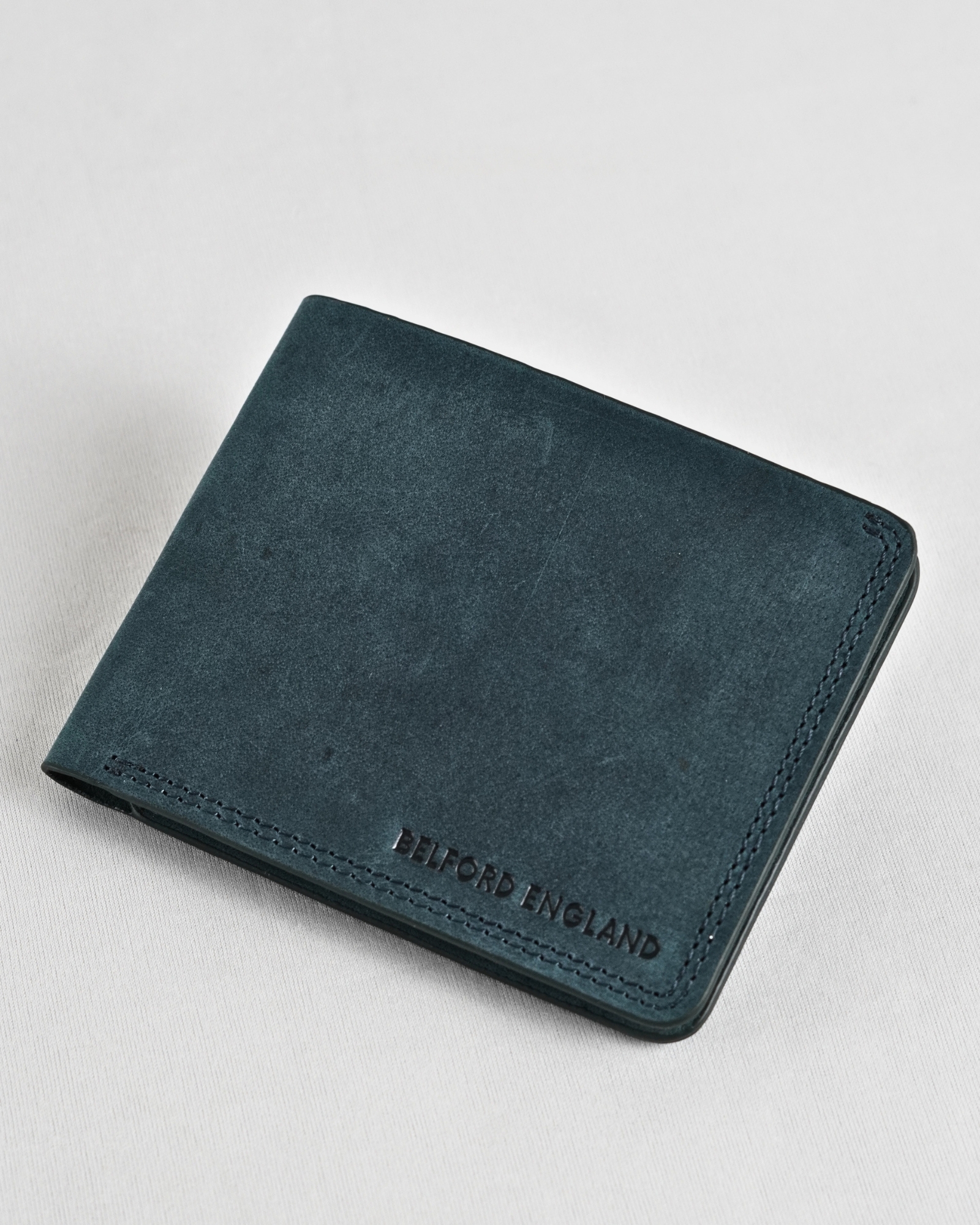 Heritage (Sleek Series) - Men’s Original Leather Wallet (Rugged Green) - Image 4