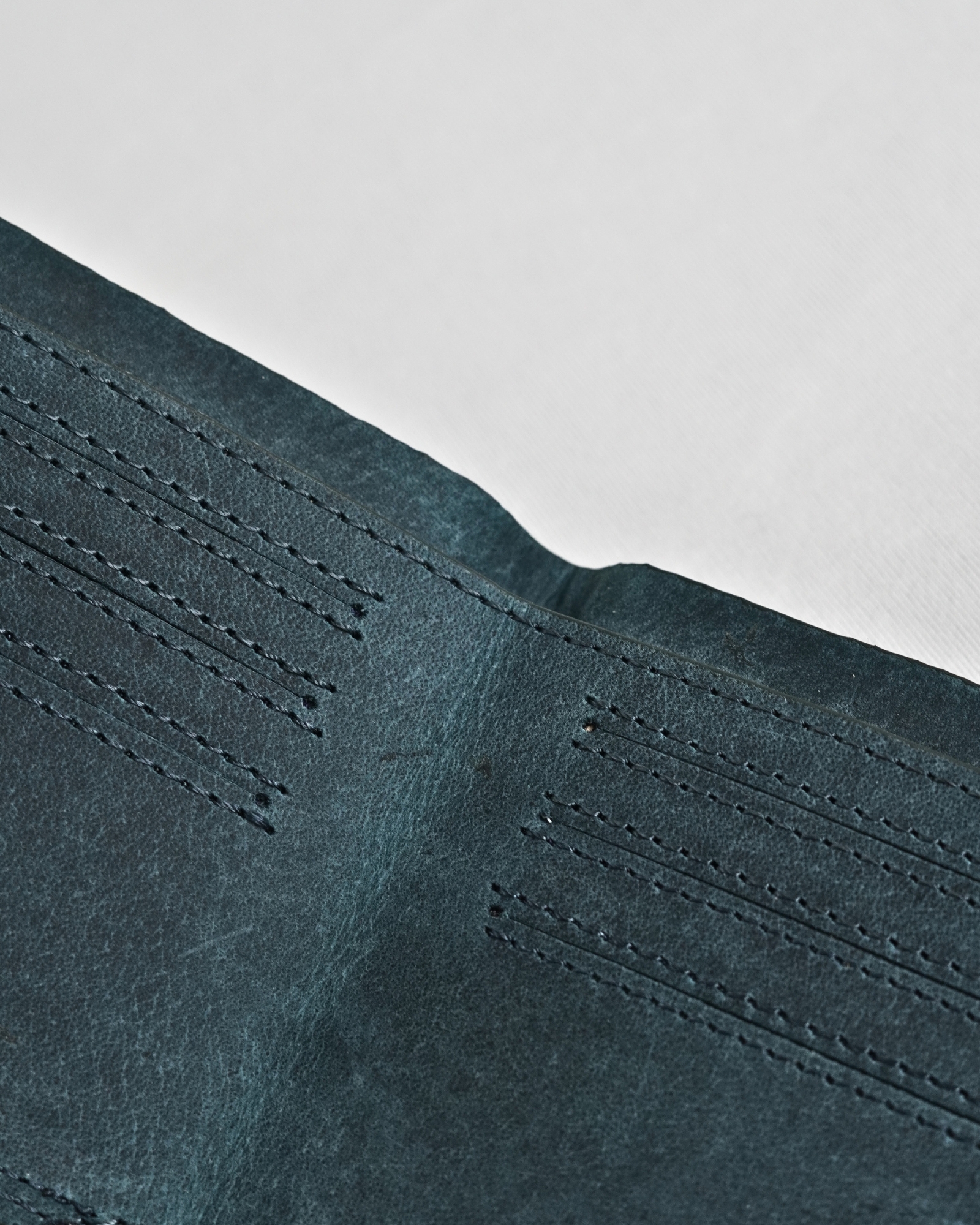 Heritage (Sleek Series) - Men’s Original Leather Wallet (Rugged Green) - Image 10