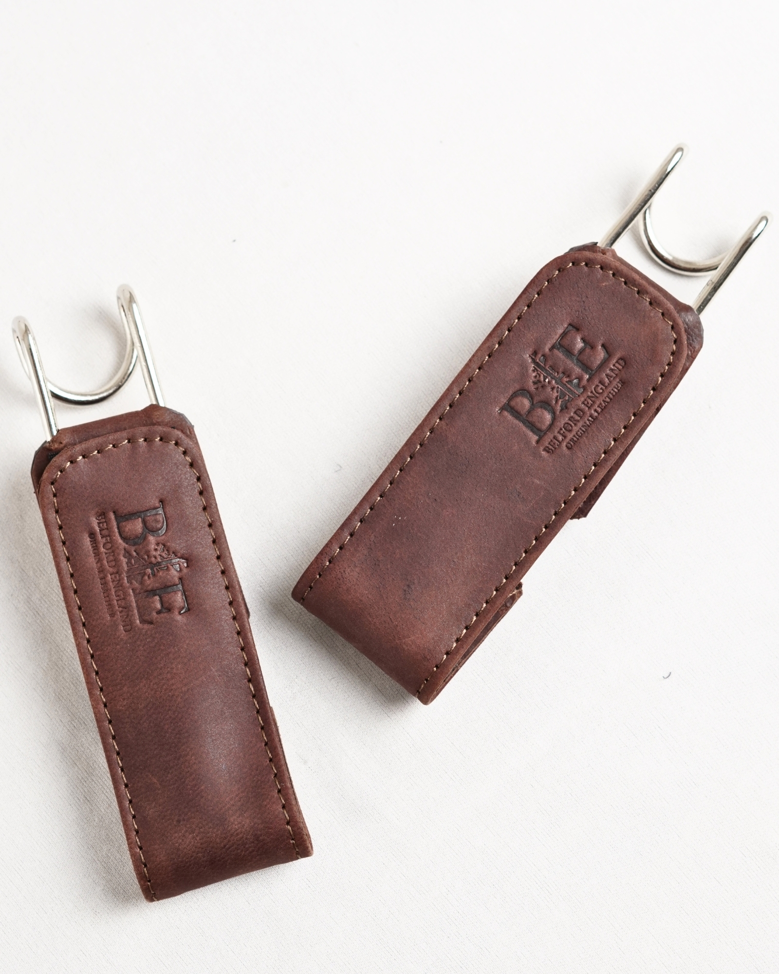 Italy - Men's Original Leather Belt (Free Size) - Rugged Brown - Image 2