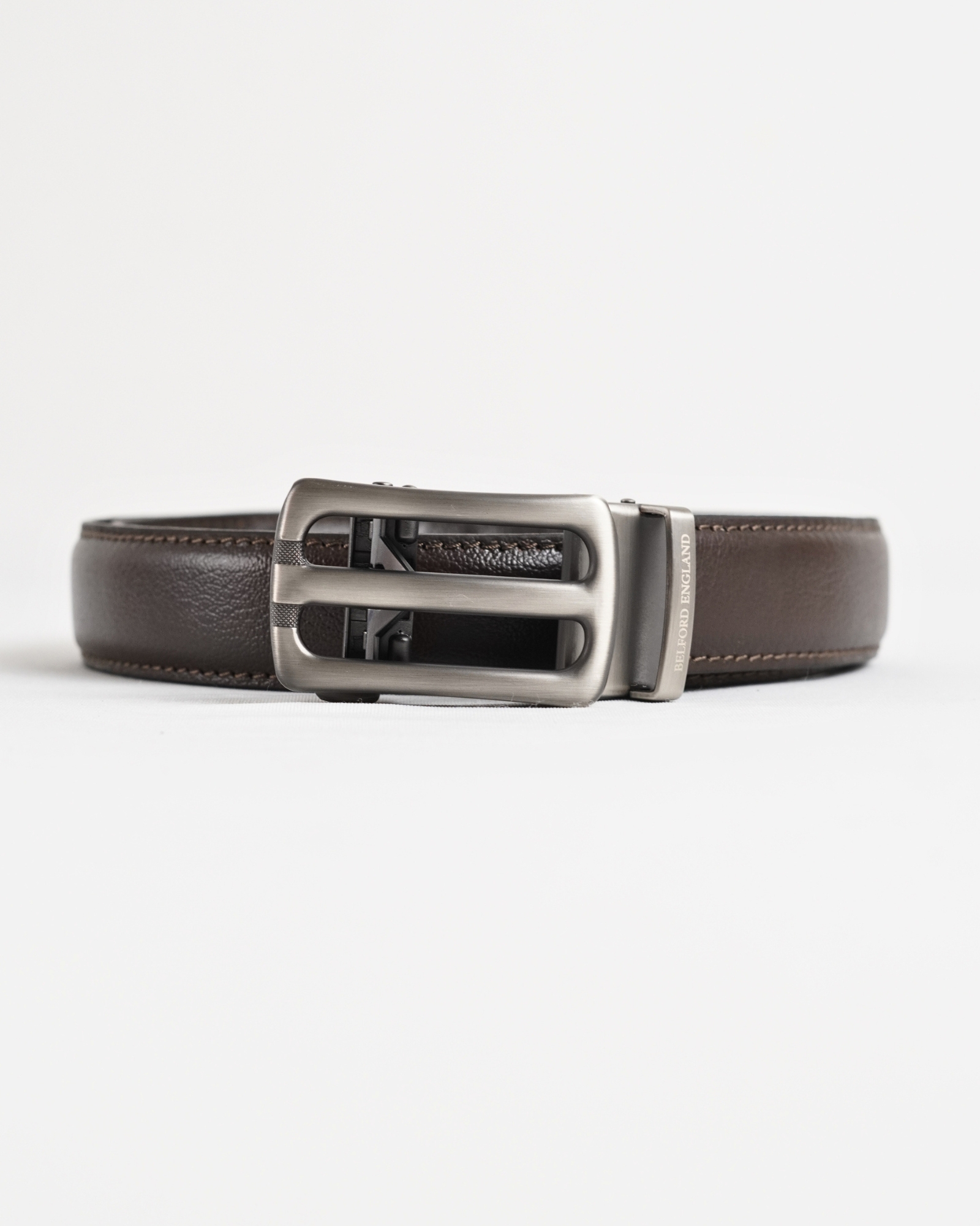 Manchester Men's Original Leather Autolock Belt (Brown) - 28-44 - Image 5
