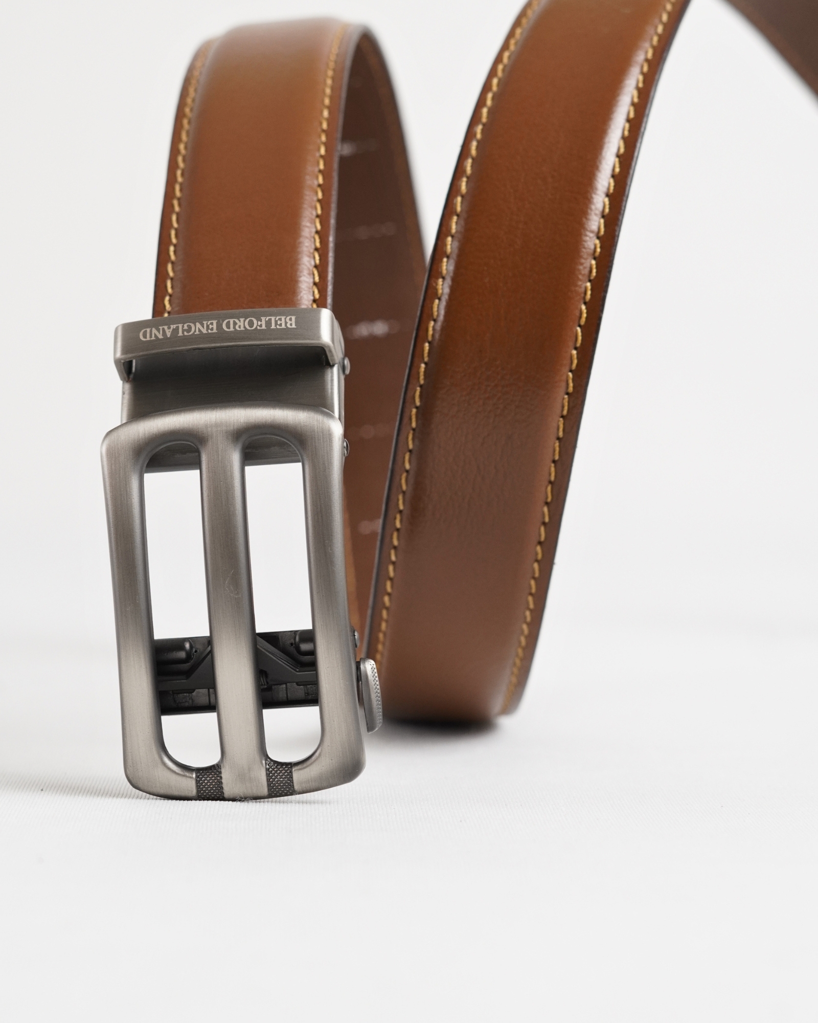 Manchester Men's Original Leather Autolock Belt (Tan) - 28-44 - Image 6
