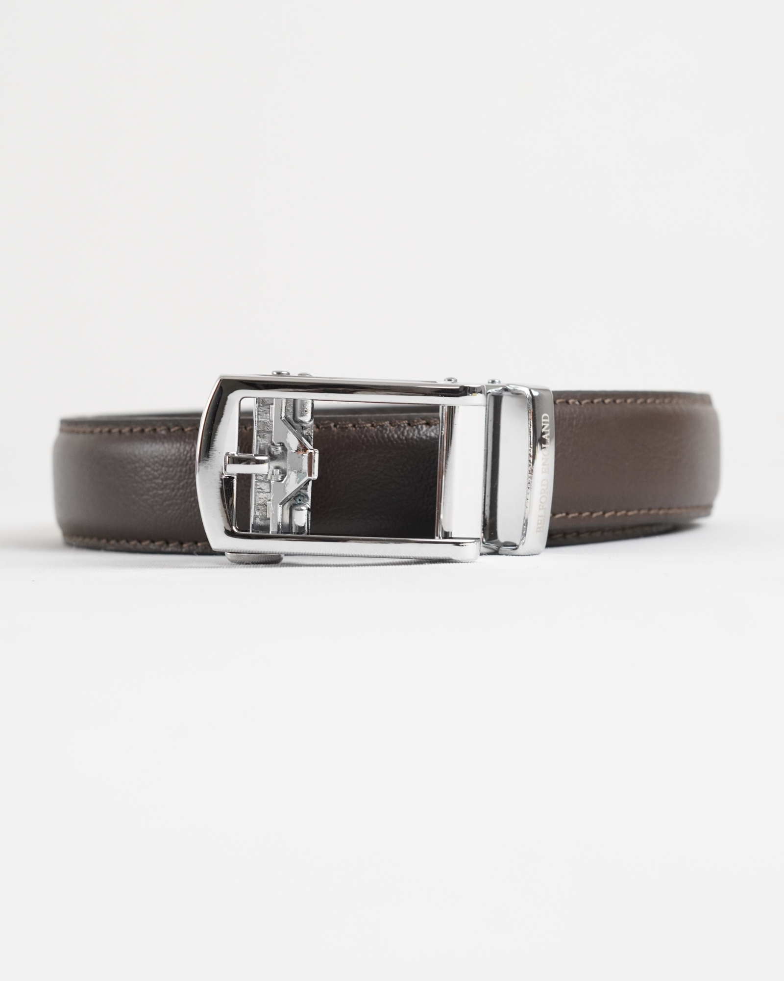 Norwich  Men's Original Leather Belt  (Brown)  28-44 - Image 6