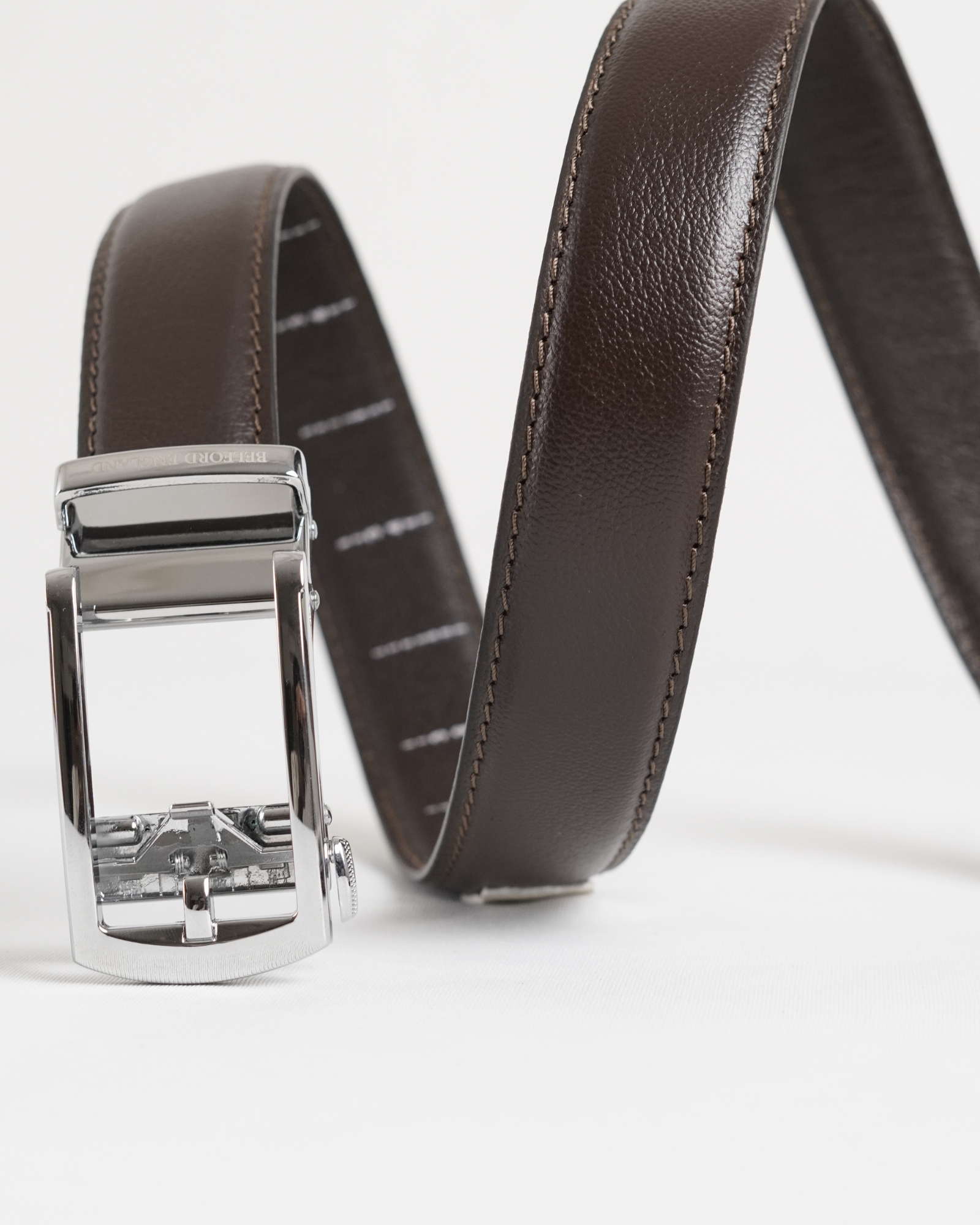Norwich  Men's Original Leather Belt  (Brown)  28-44 - Image 7