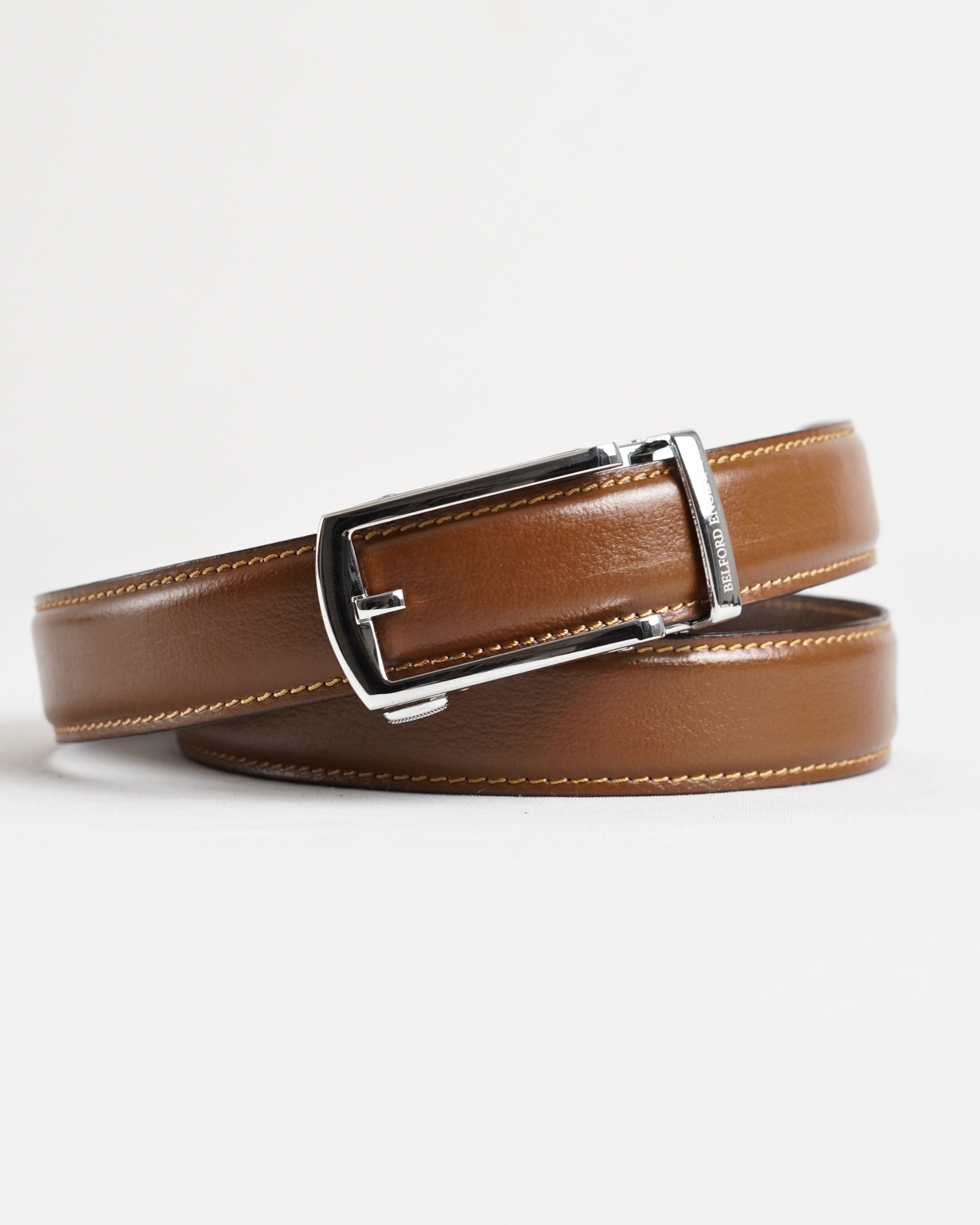 Norwich  Men's Original Leather Belt  (Tan)  28-44 - Image 2