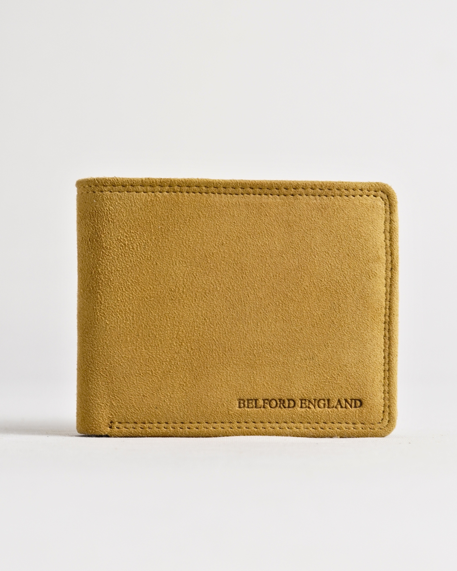 Cambridge Men’s Original Leather Wallet (Suede Biege) - Image 7