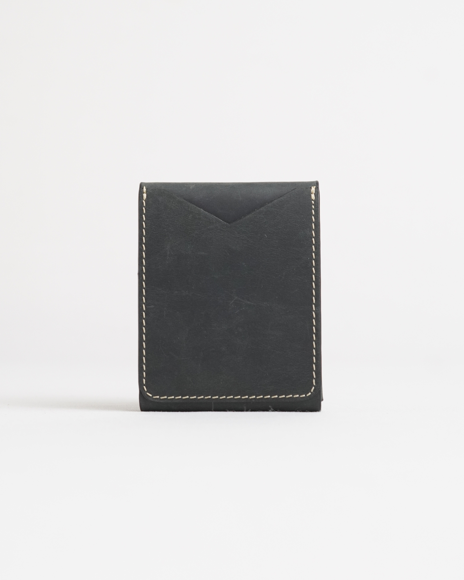 Milton - Men’s Original Leather Minimalist Wallet (Rugged Green) - Image 3