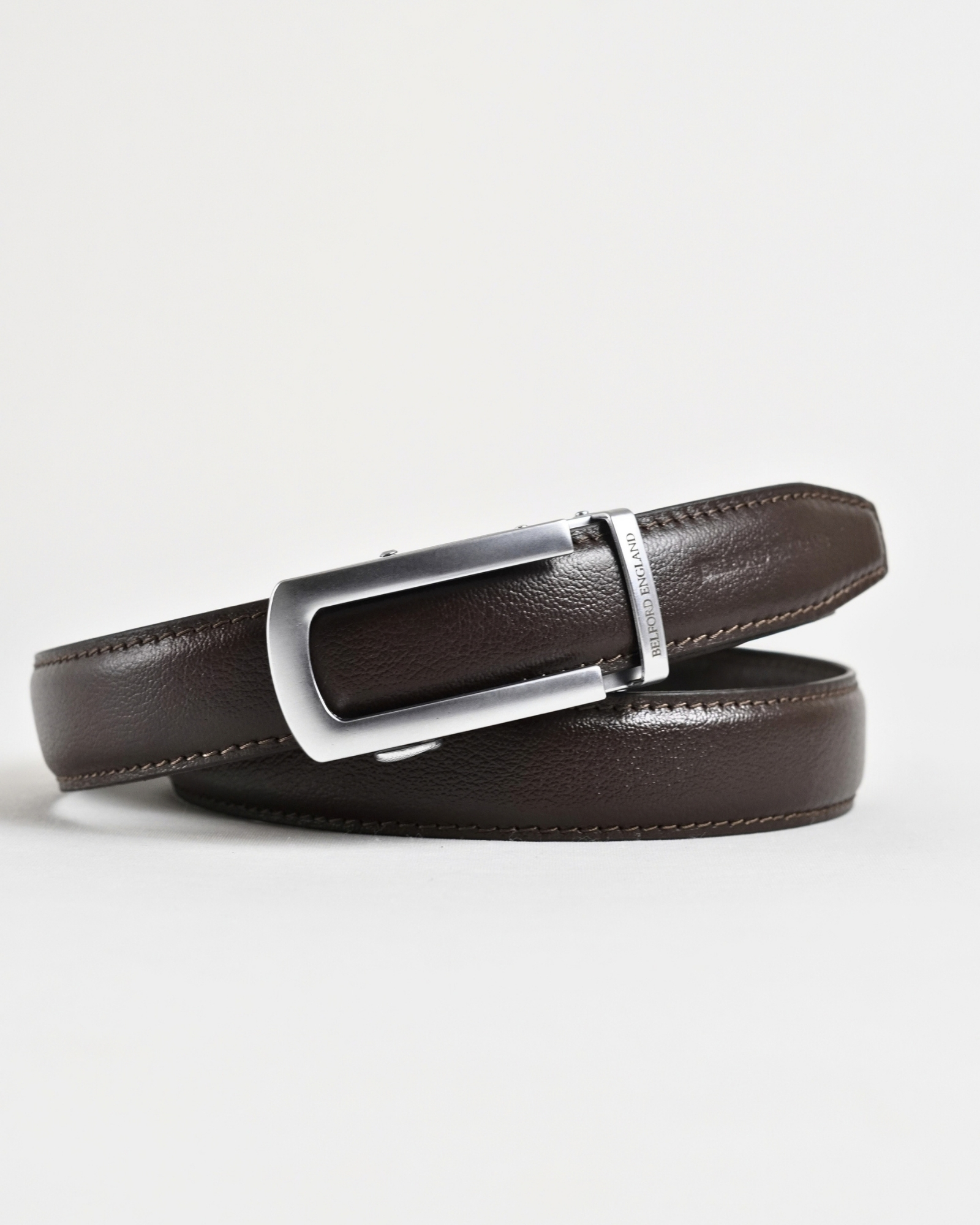 Oxford Men's Original Leather Belt  (Brown) - 28-44 - Image 2