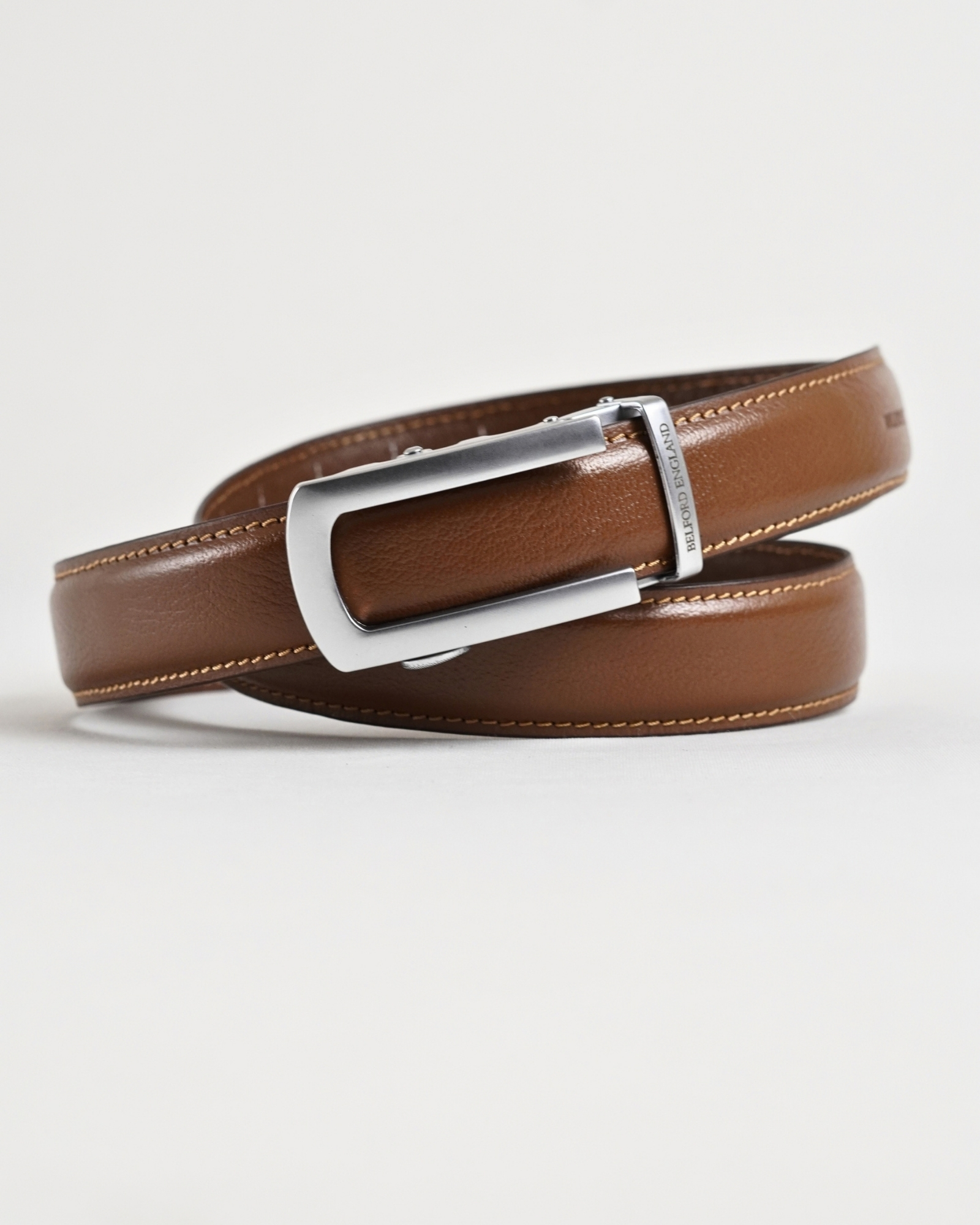 Oxford Men's Original Leather Belt  (Tan) - 28-44 - Image 2