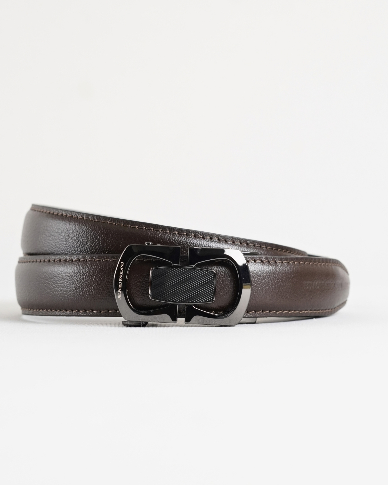 Statesman Men's Original Leather Belt  (Brown)  28-44 - Image 2
