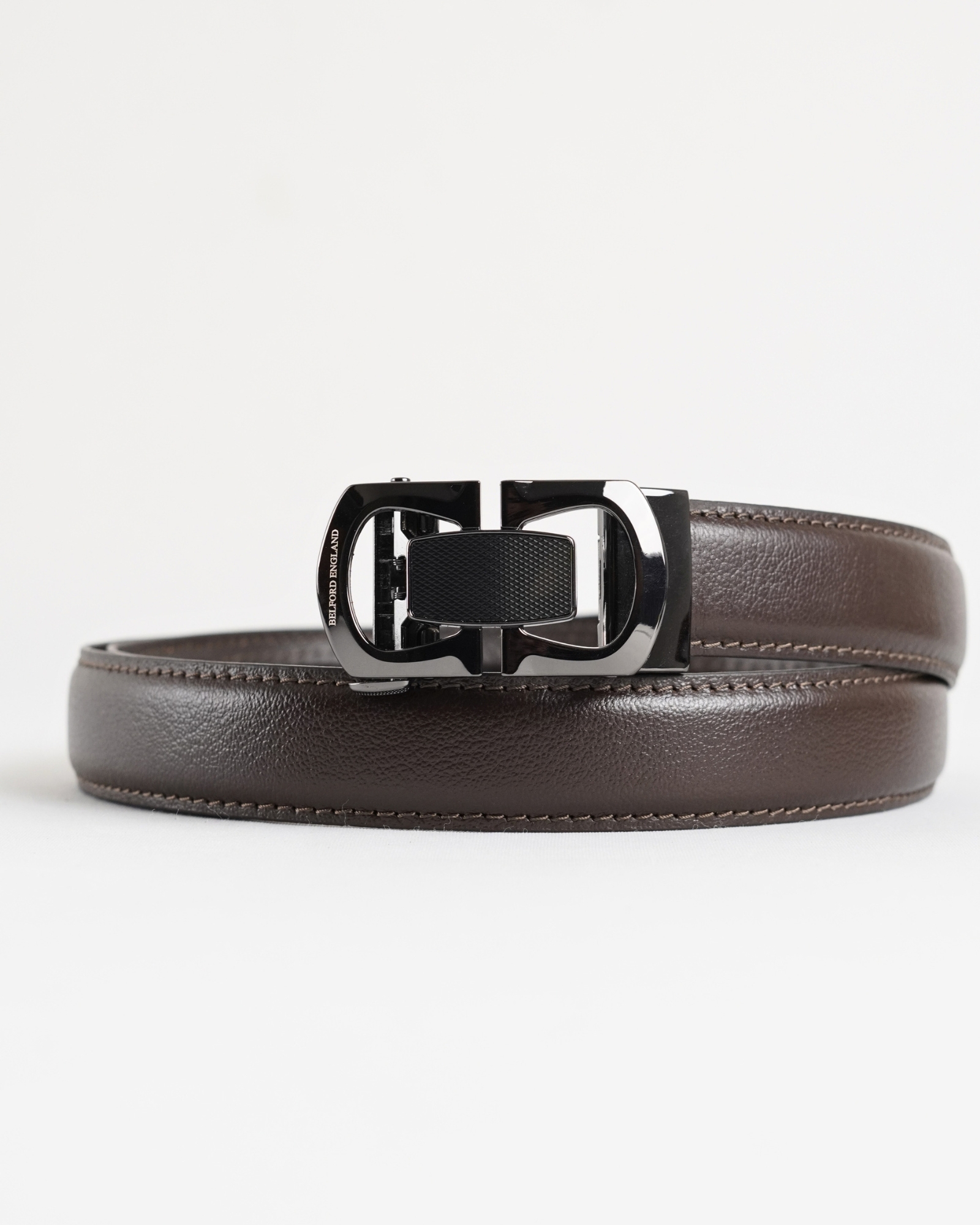 Statesman Men's Original Leather Belt  (Brown)  28-44 - Image 6