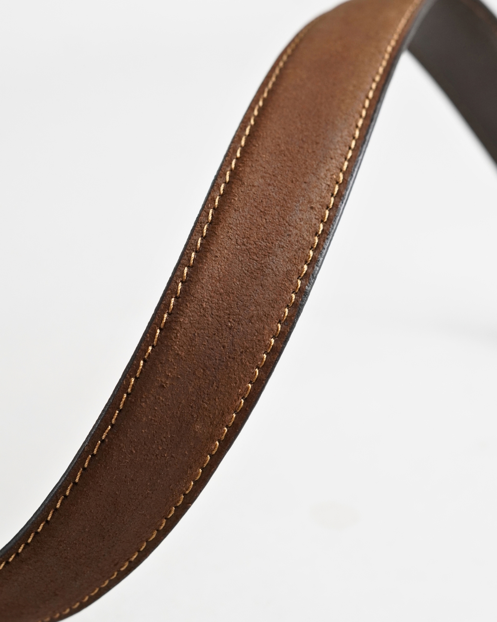 Milan Men's Original Leather Belt (Suede Tan) - 28-44 - Image 4