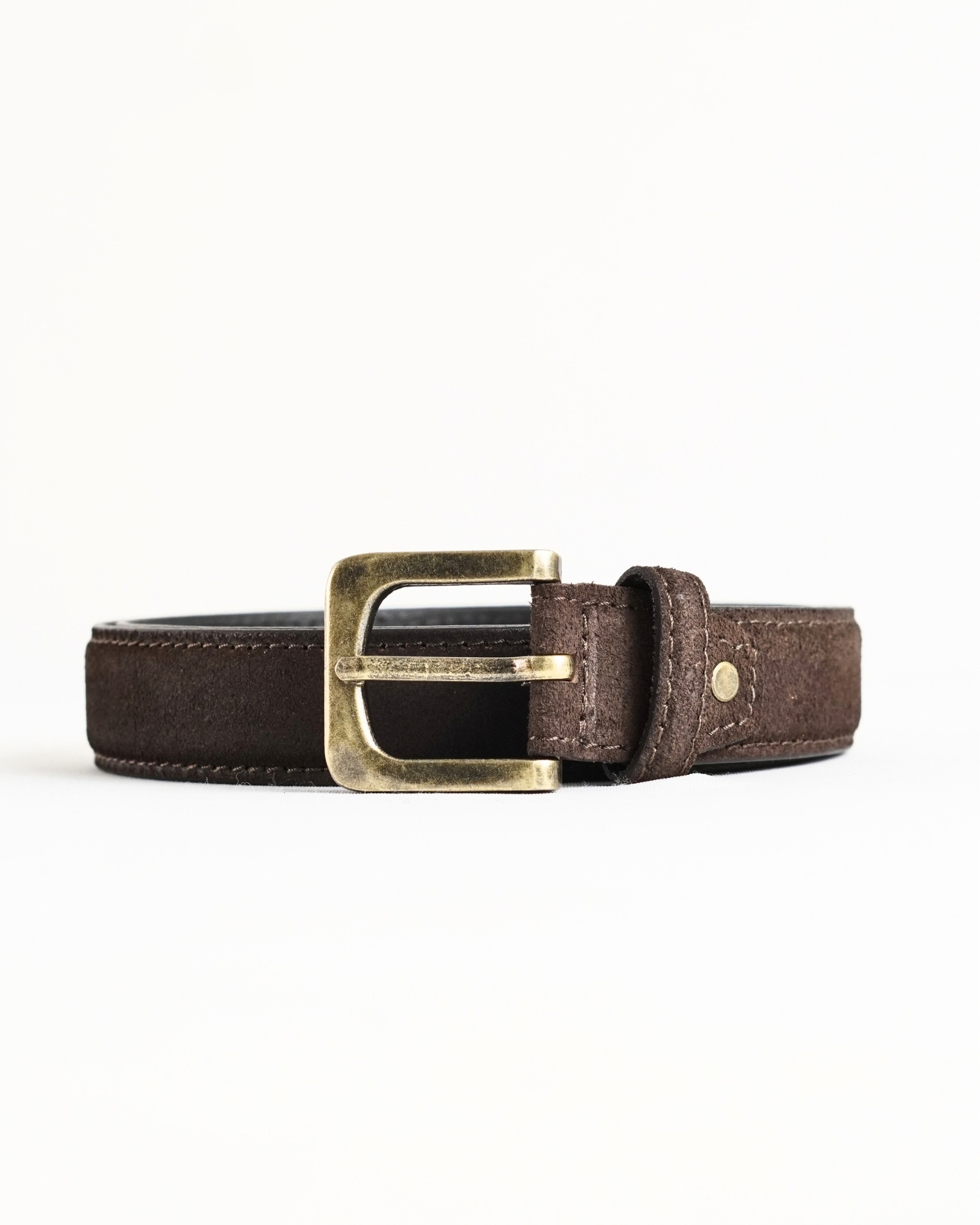Milan Men's Original Leather Belt (Suede Tan) - 28-44 - Image 6
