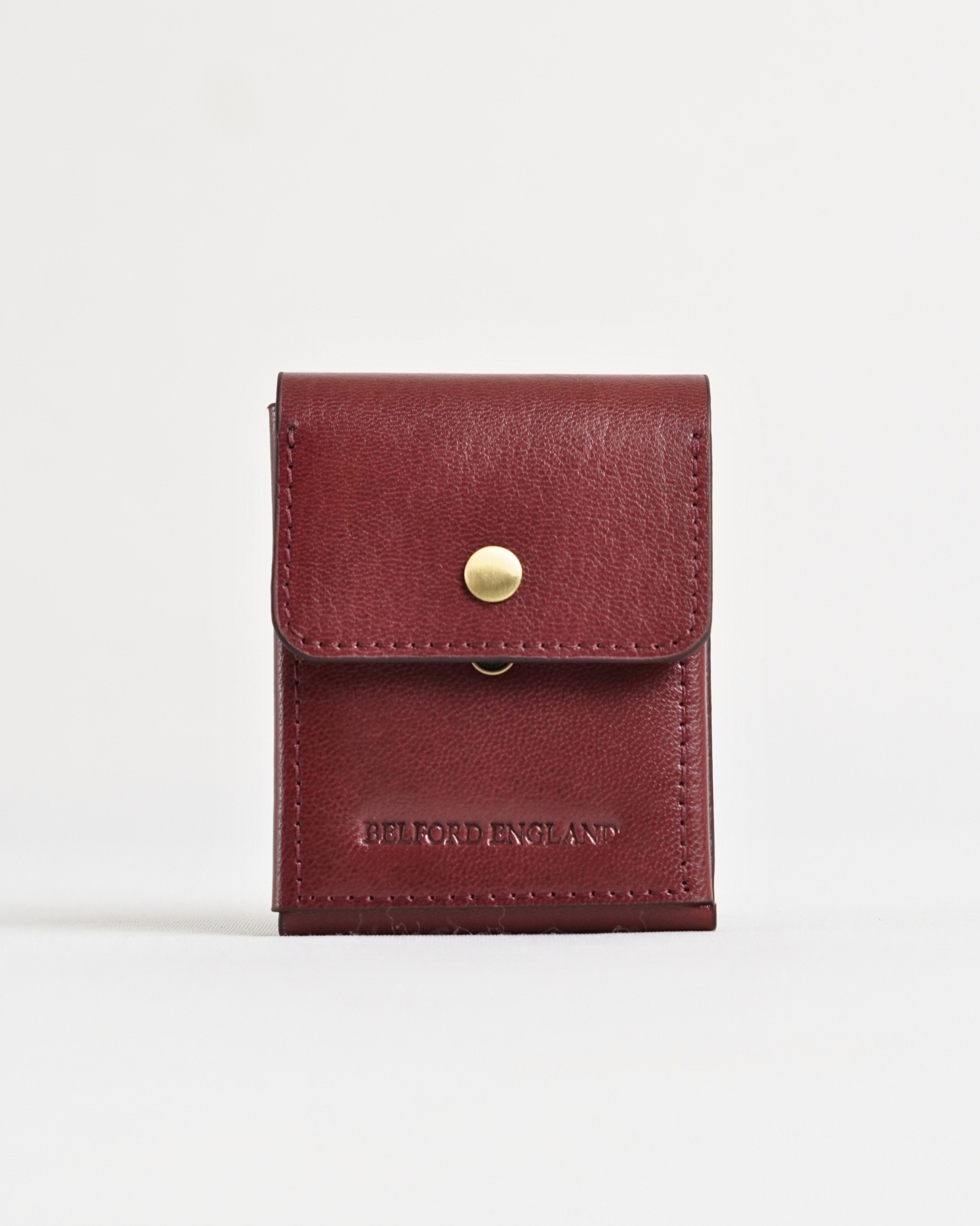 Milton - Men’s Original Leather Minimalist Wallet (Luxury Cherry)