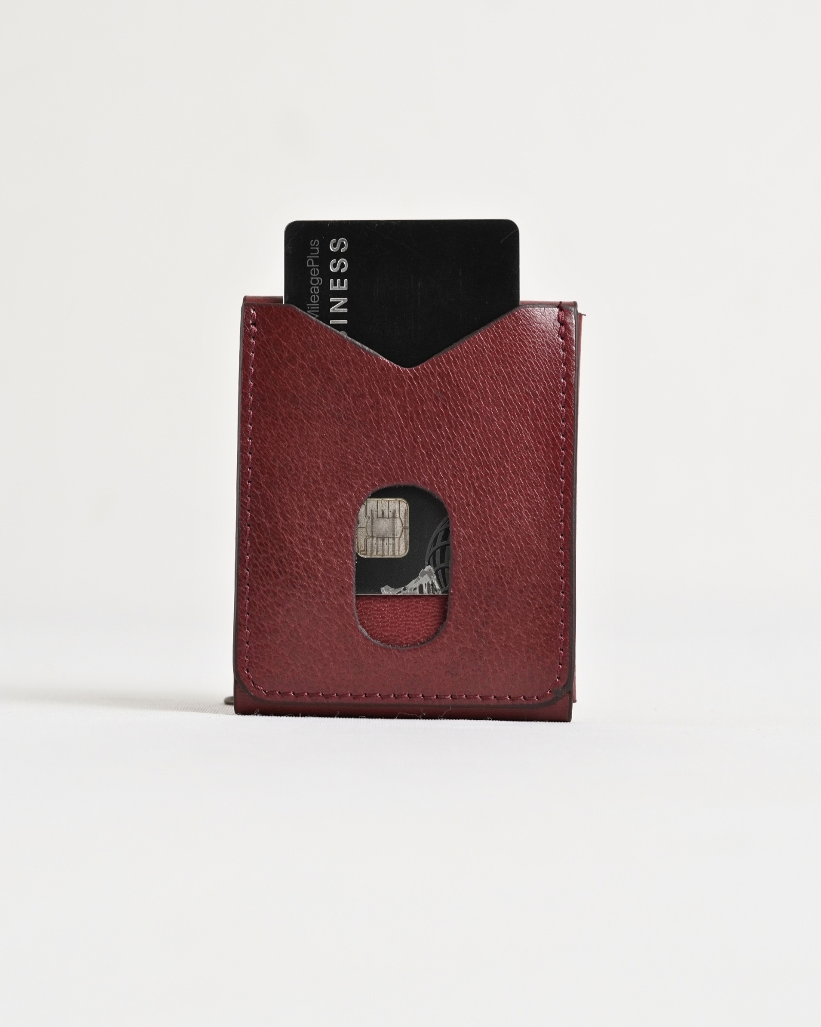 Milton - Men’s Original Leather Minimalist Wallet (Luxury Cherry) - Image 7