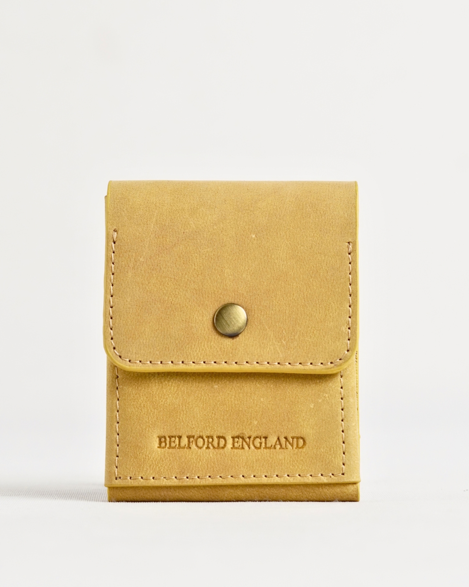 Milton - Men’s Original Leather Minimalist Wallet (Rugged Tan) - Image 2
