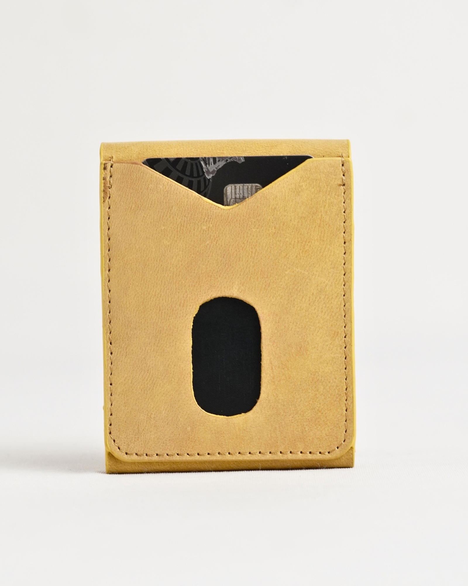 Milton - Men’s Original Leather Minimalist Wallet (Rugged Tan) - Image 7