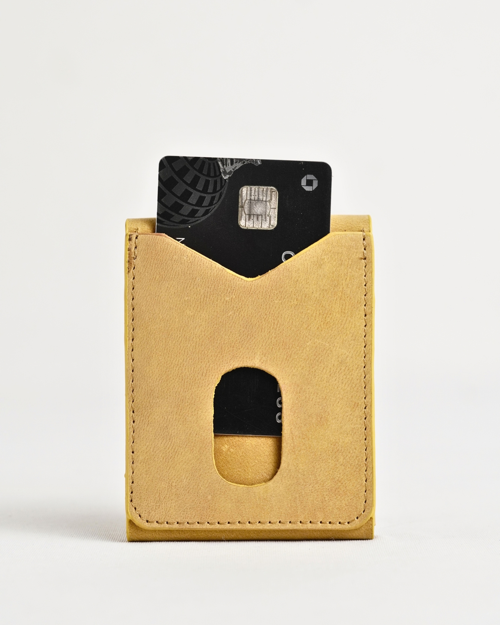 Milton - Men’s Original Leather Minimalist Wallet (Rugged Tan) - Image 8