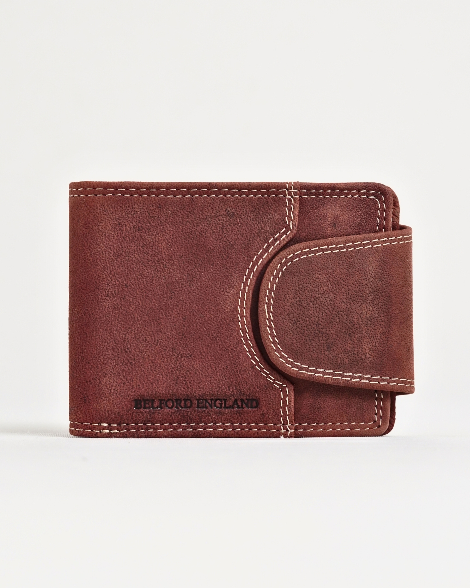 Derby - Men’s Original Leather Wallet (Vintage Brown) - Image 5