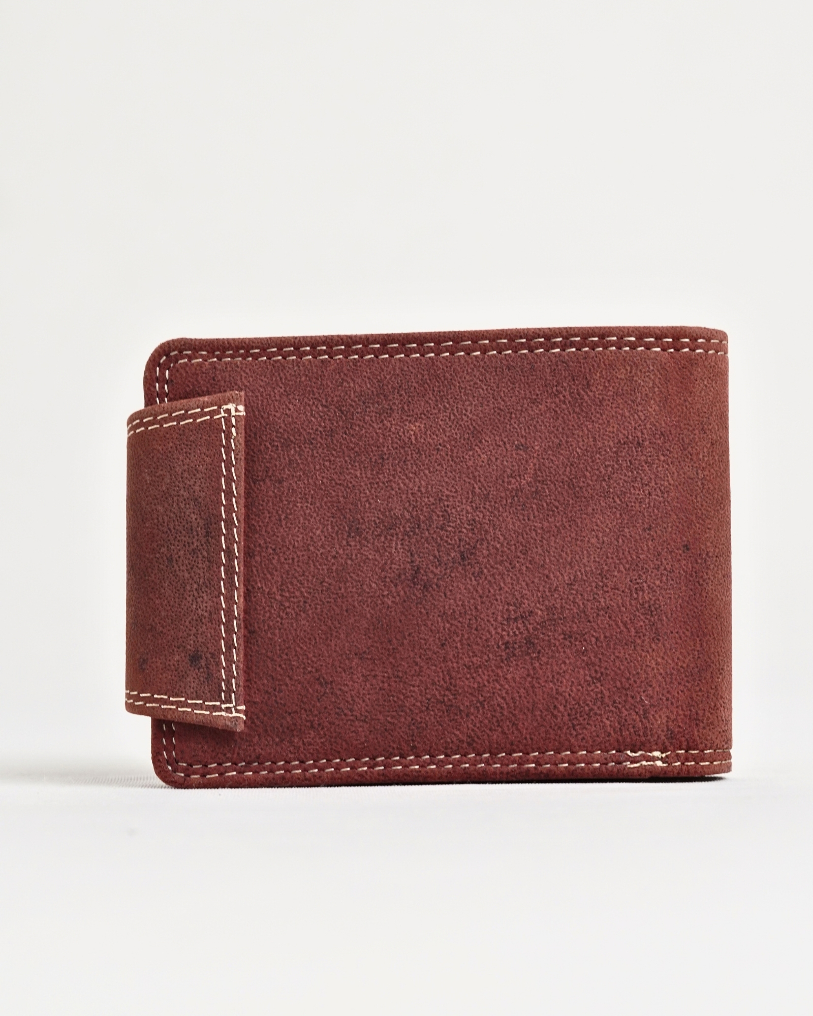 Derby - Men’s Original Leather Wallet (Vintage Brown) - Image 6