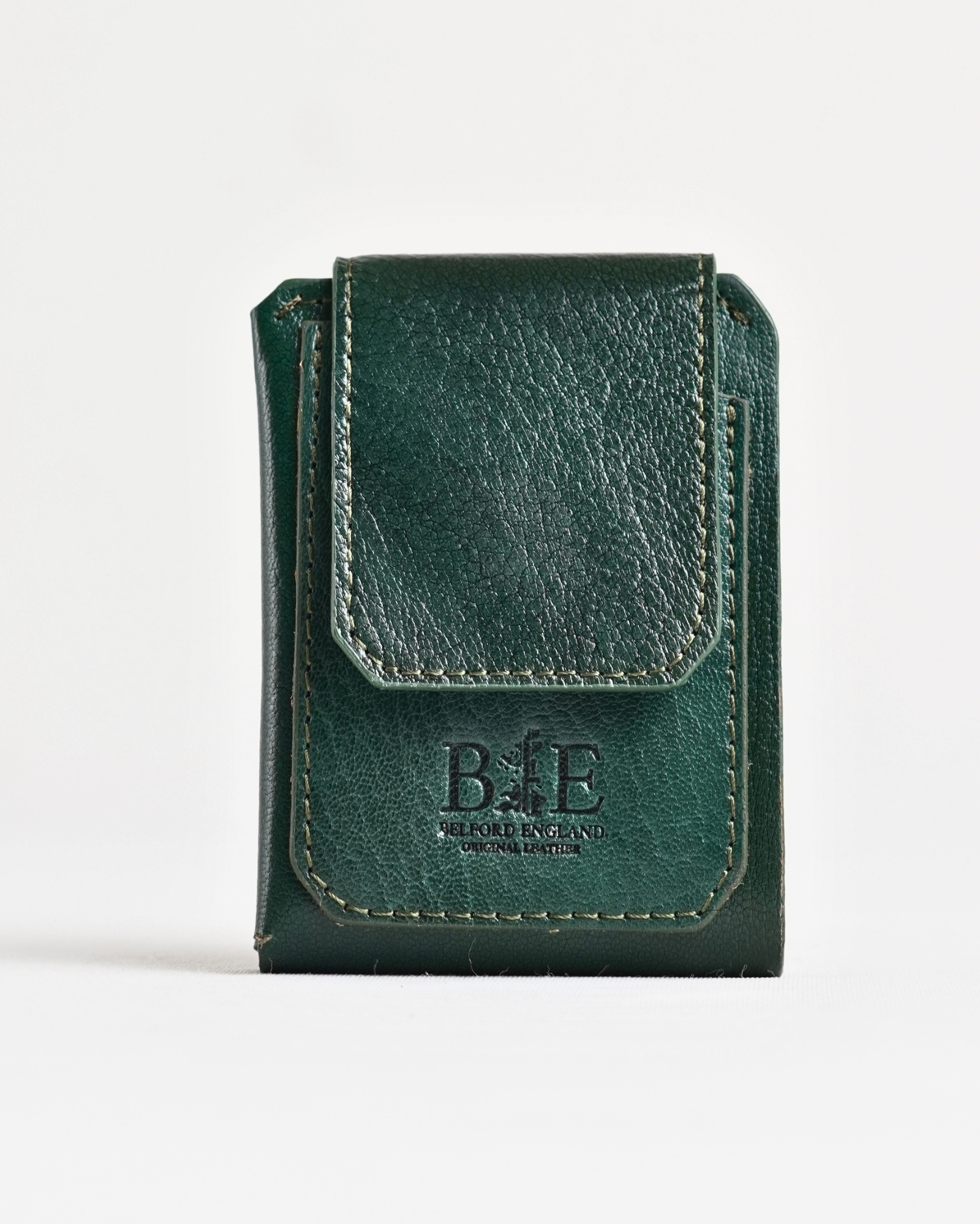 Columbia (Sleek Series) - Men’s Original Leather Wallet (Lux Green) - Image 2