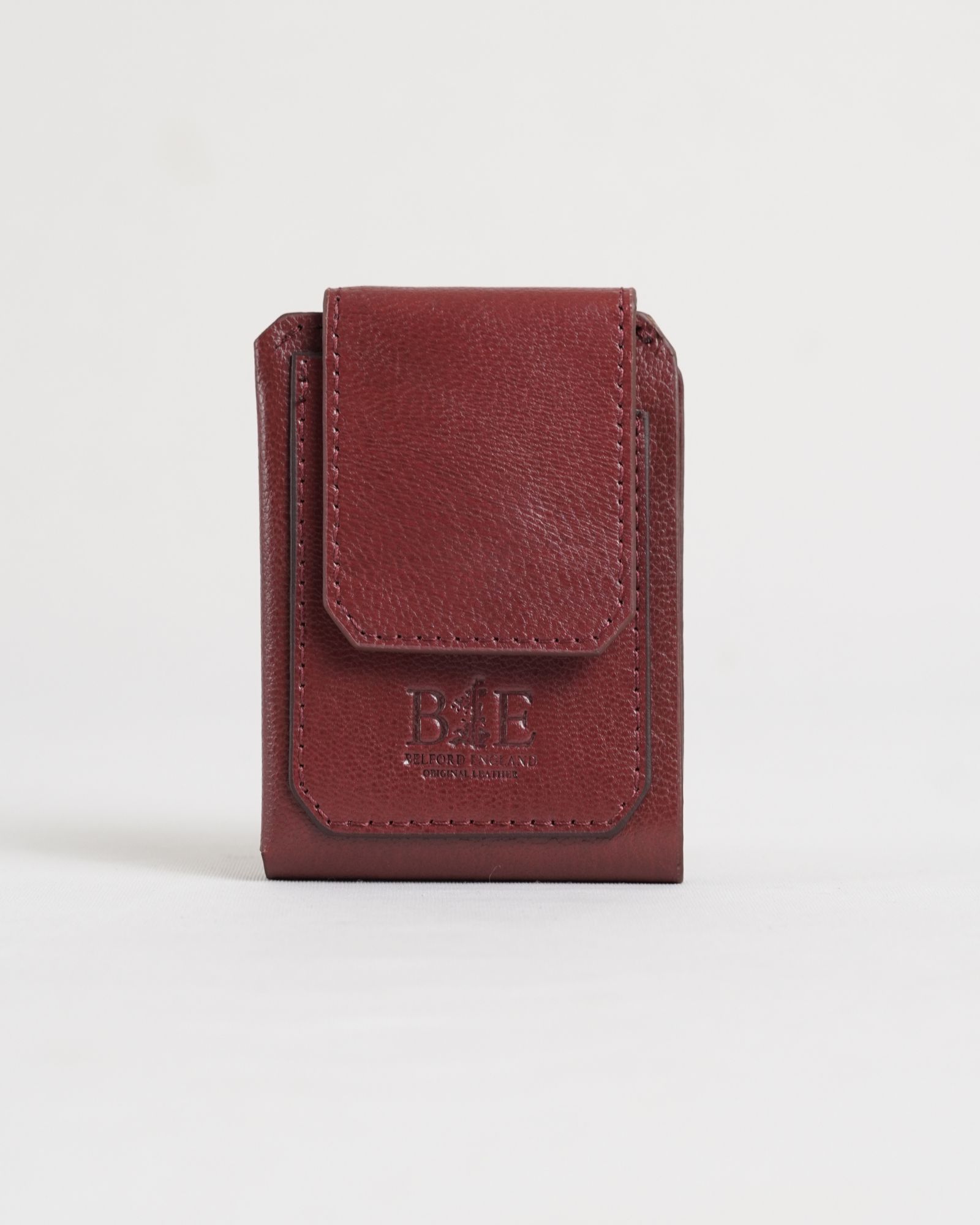 Columbia (Sleek Series) - Men’s Original Leather Wallet (Lux Cherry) - Image 4