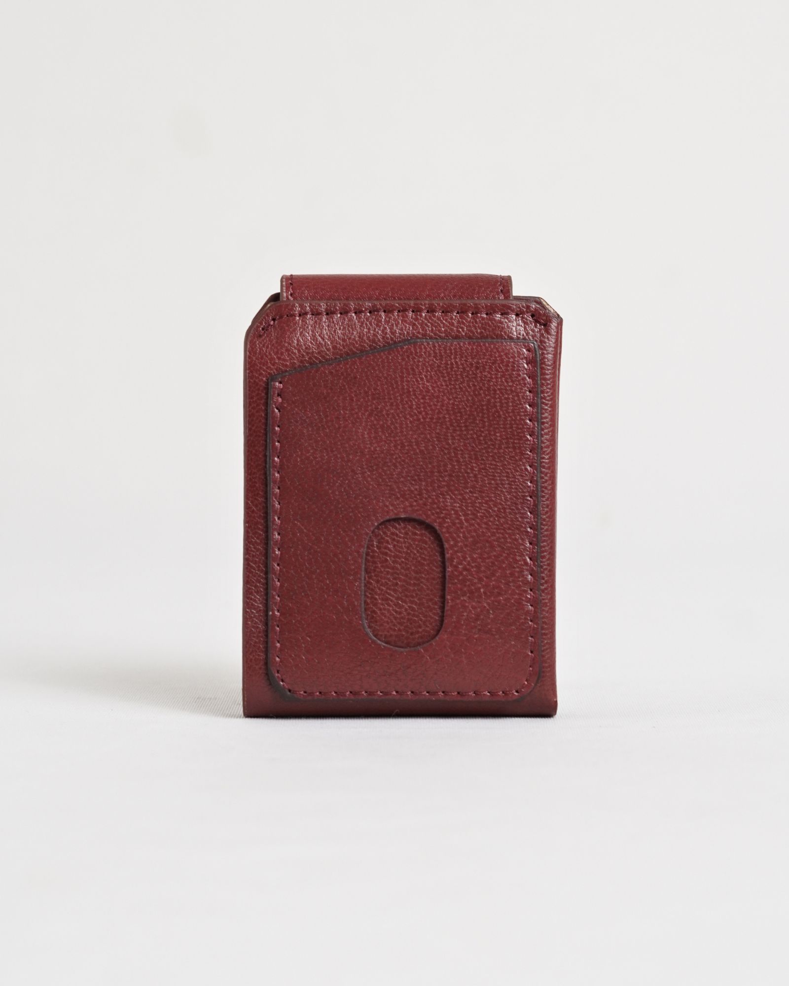 Columbia (Sleek Series) - Men’s Original Leather Wallet (Lux Cherry) - Image 5