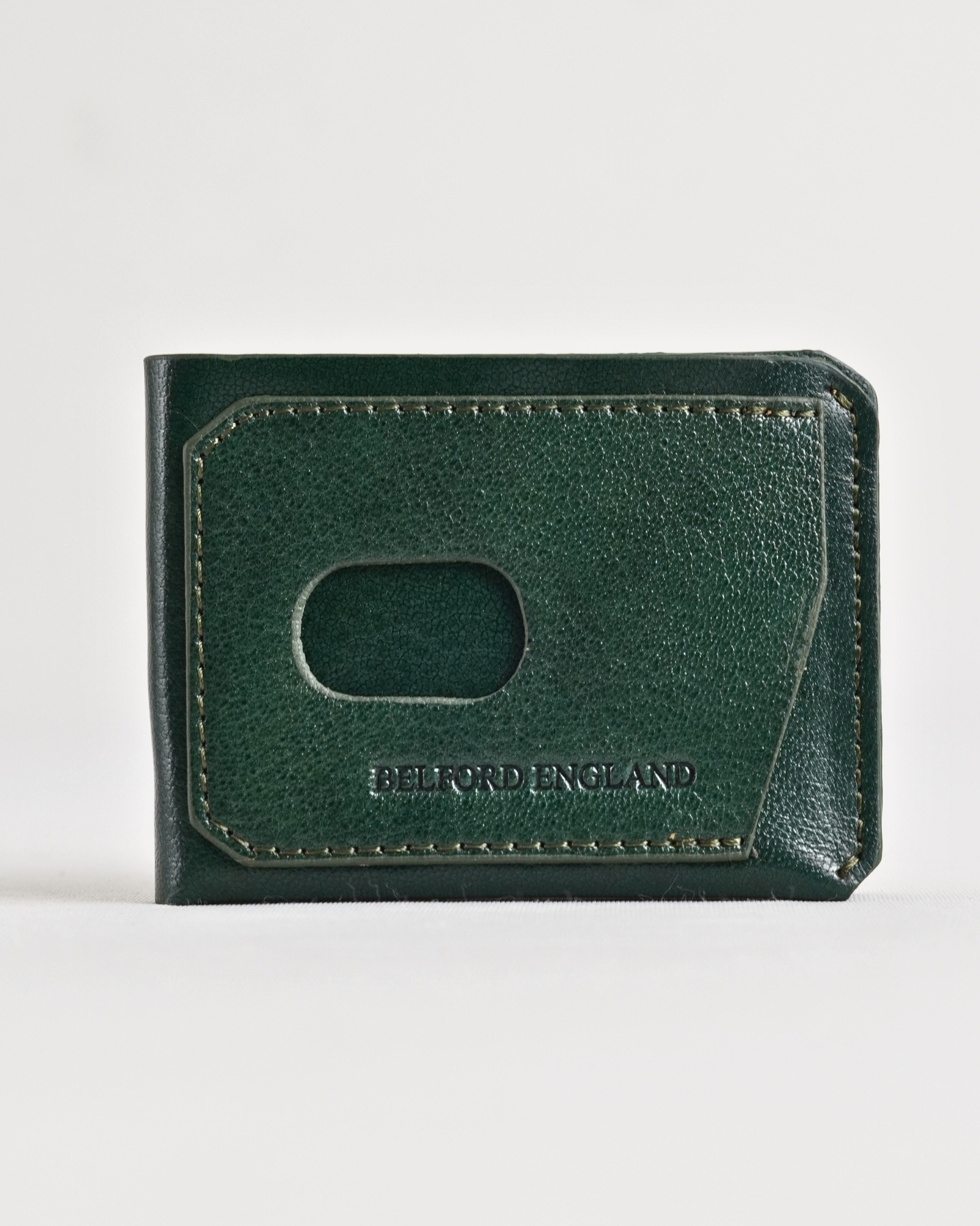 Rome (Minimalist) - Men’s Original Leather Wallet (Lux Green) - Image 2