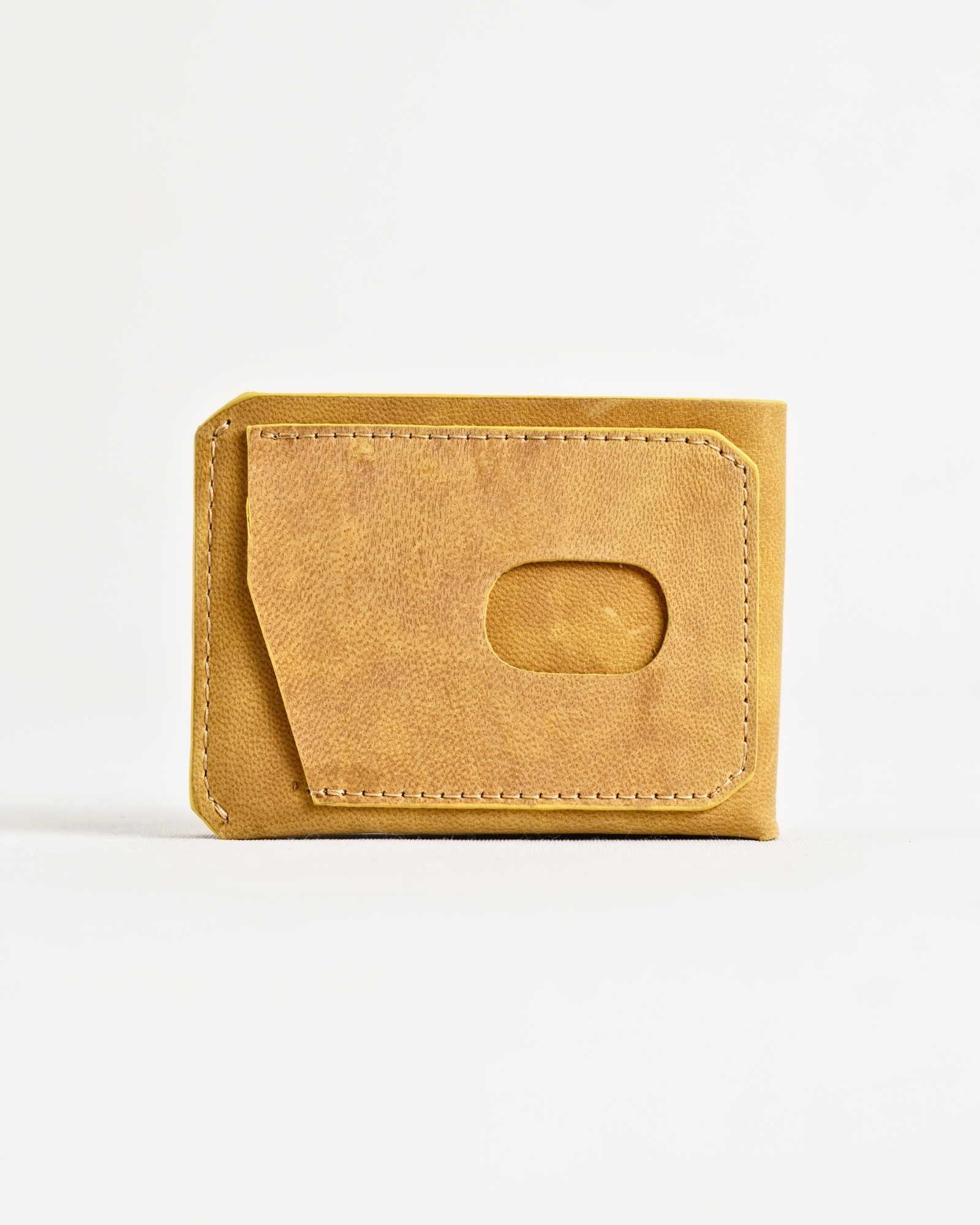 Rome (Minimalist) - Men’s Original Leather Wallet (Rugged Tan) - Image 3