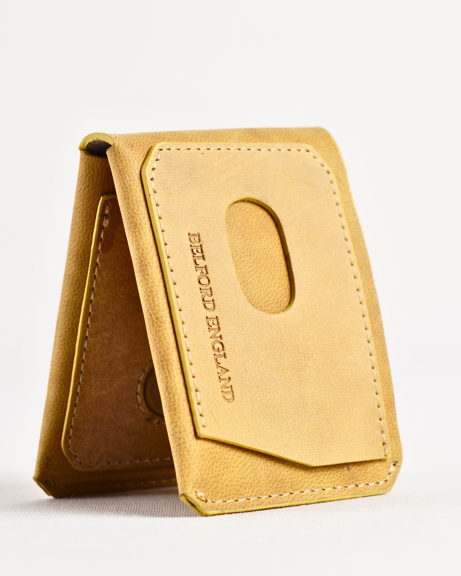 Rome (Minimalist) - Men’s Original Leather Wallet (Rugged Tan) - Image 6