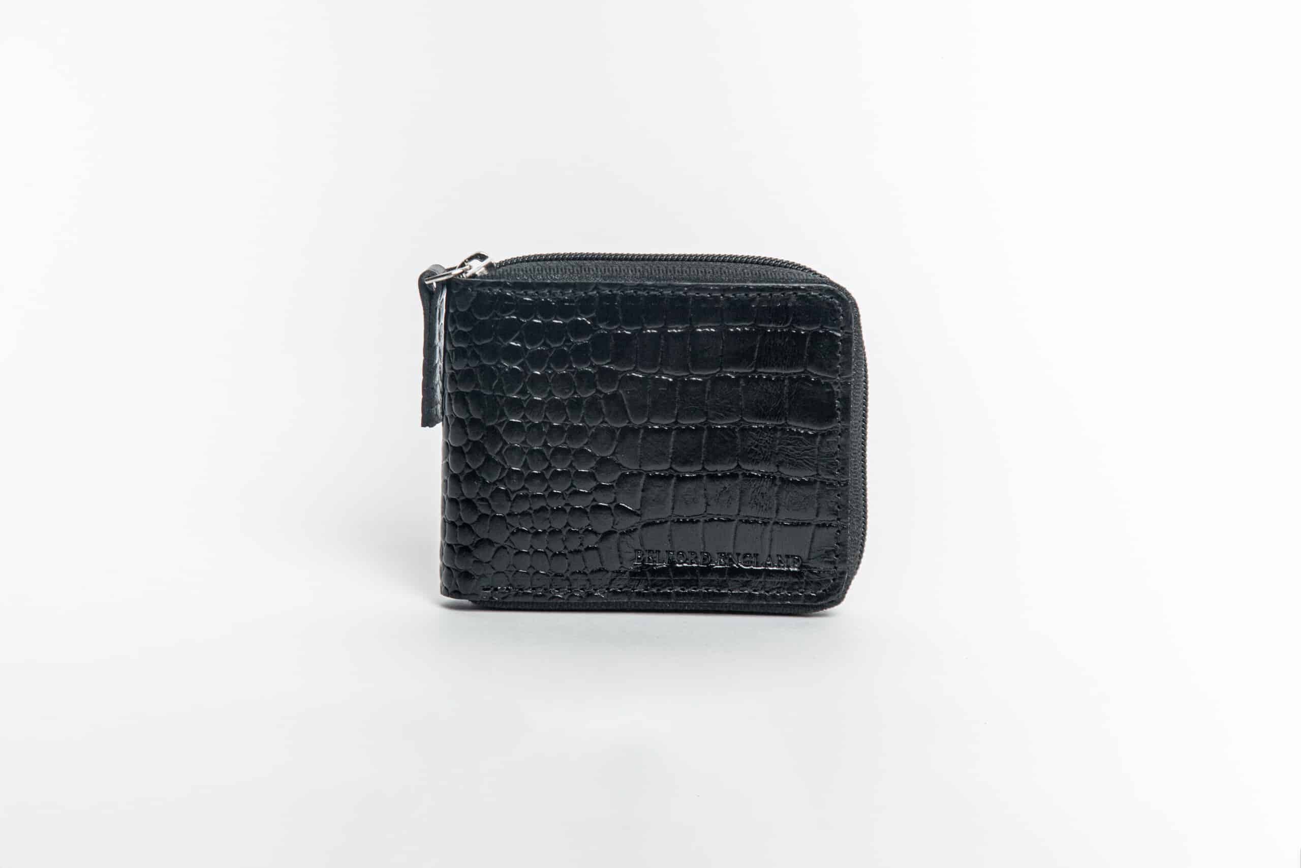 Rugged Q7 Men’s Original Leather Zipper Wallet (HARD LEATHER)