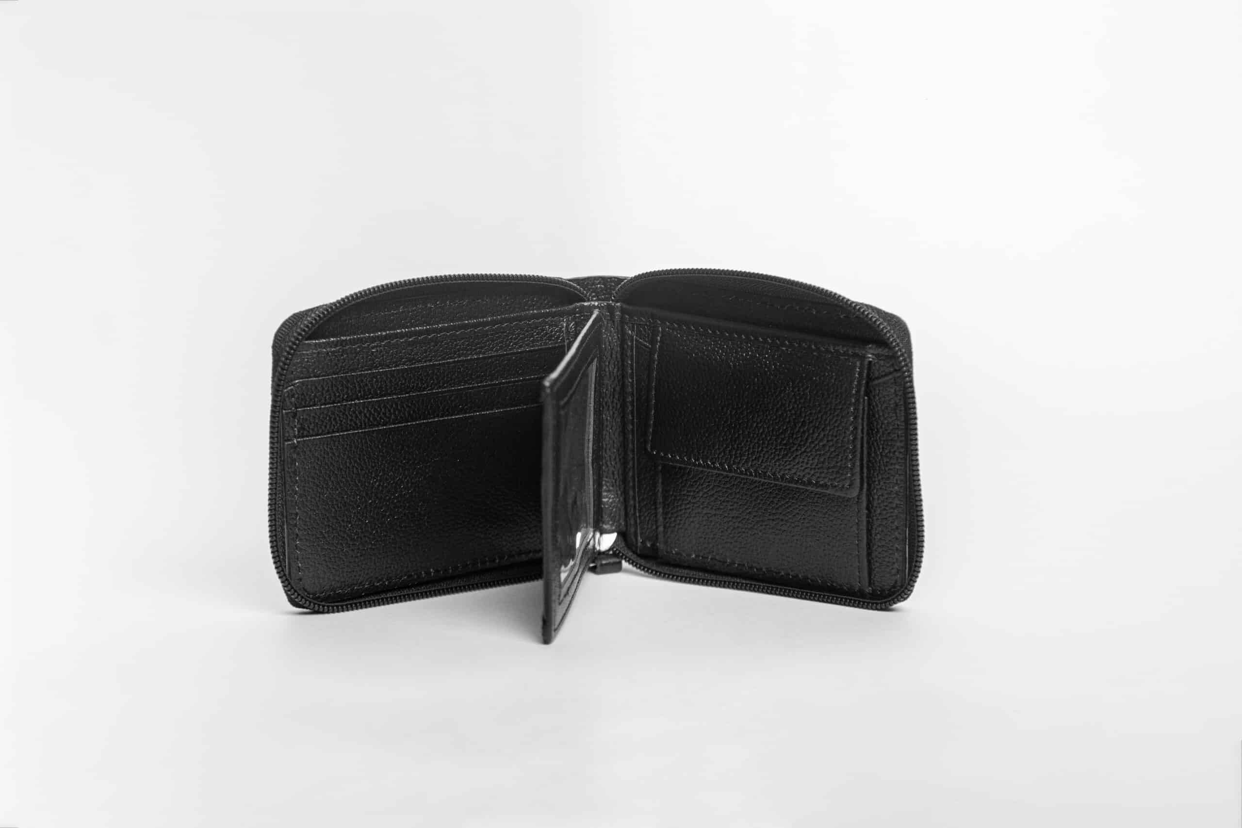 Rugged Q7 Men’s Original Leather Zipper Wallet (HARD LEATHER) - Image 3