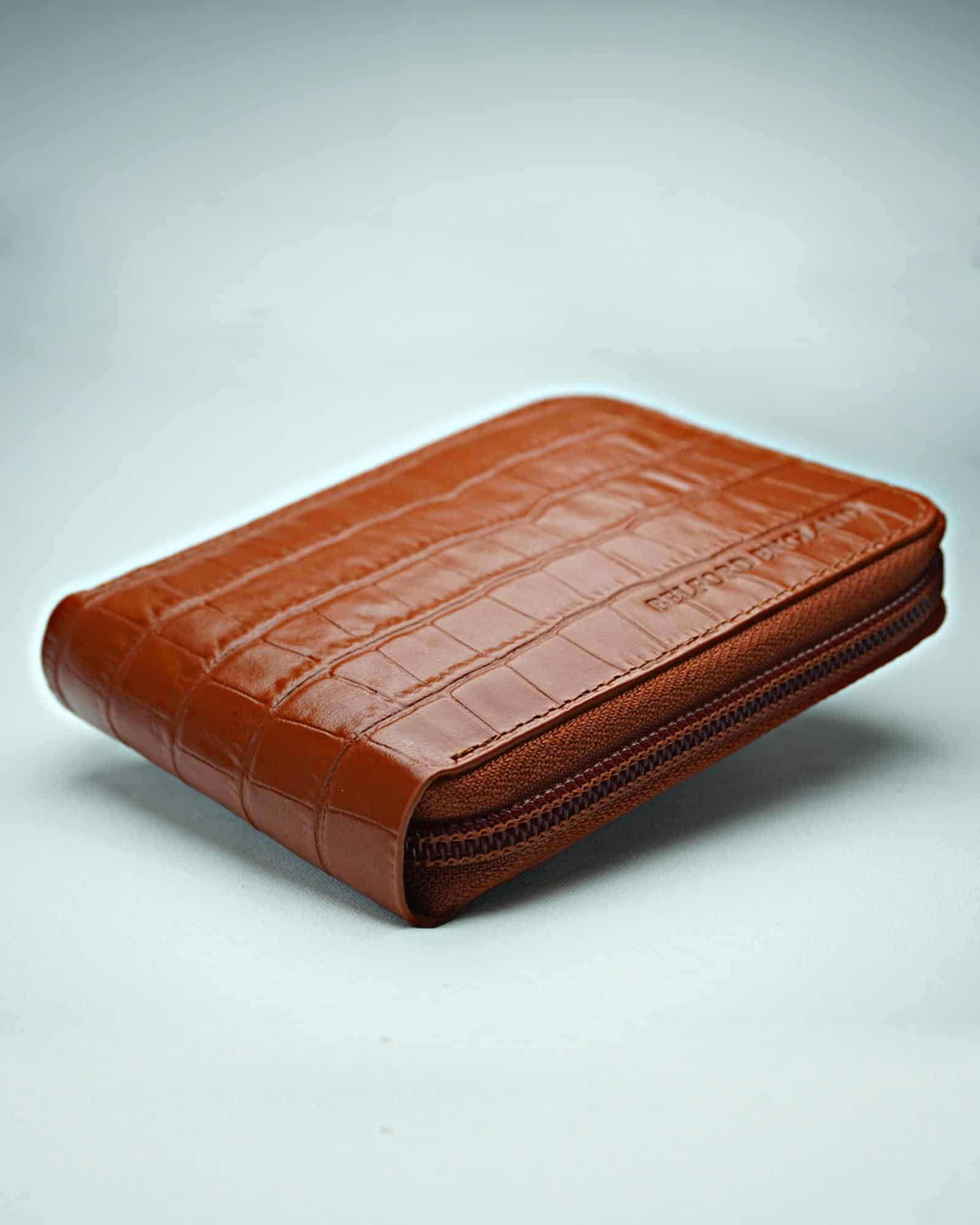 Luxury Series Men's Original Leather Wallet - Tan - Image 6