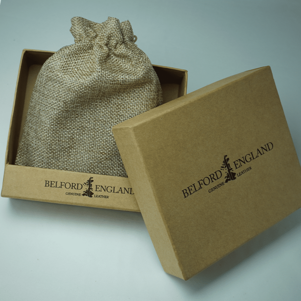 Tokyo Men’s Original Leather Wallet ( Almond Croco Brown) - Image 9