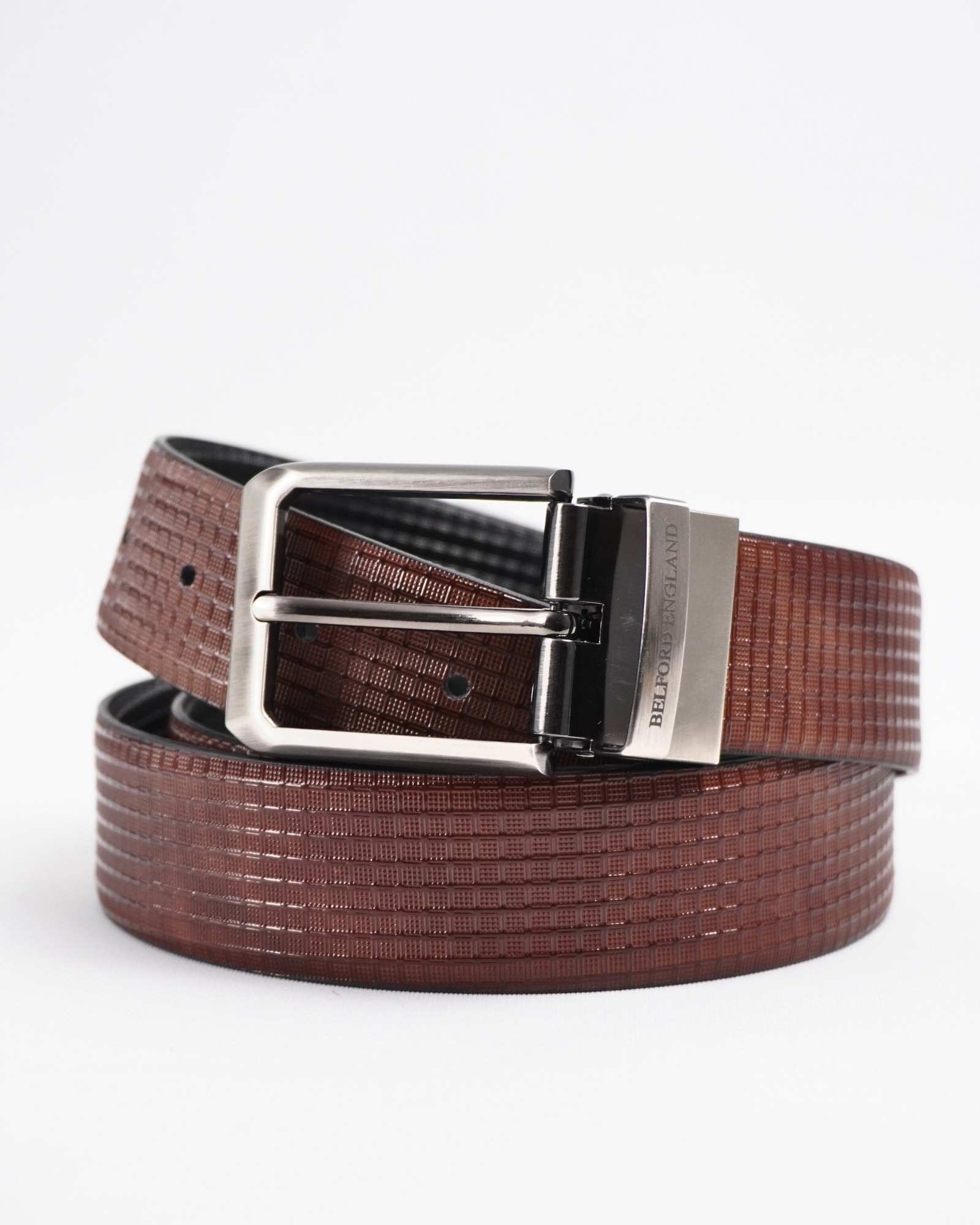 Torino Men's Original Leather Belt  Reversible (Black & Brown) - 28-44 - Image 6
