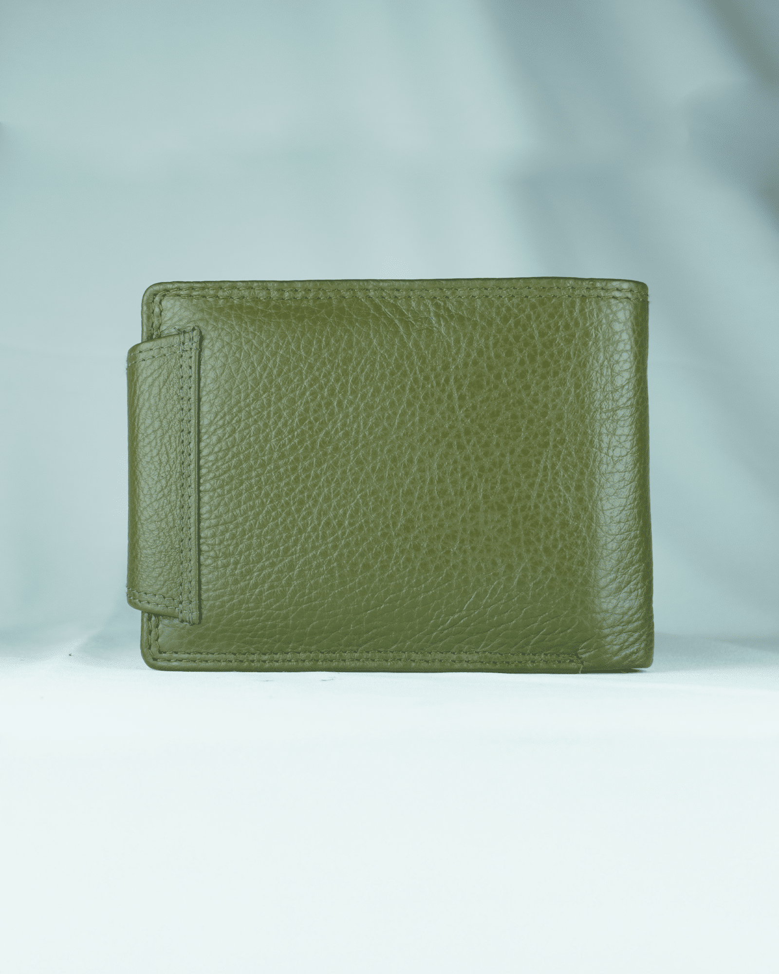 Commando Men’s ORIGINAL LEATHER Wallet | RFID PROTECTED (Military Green) - Image 2