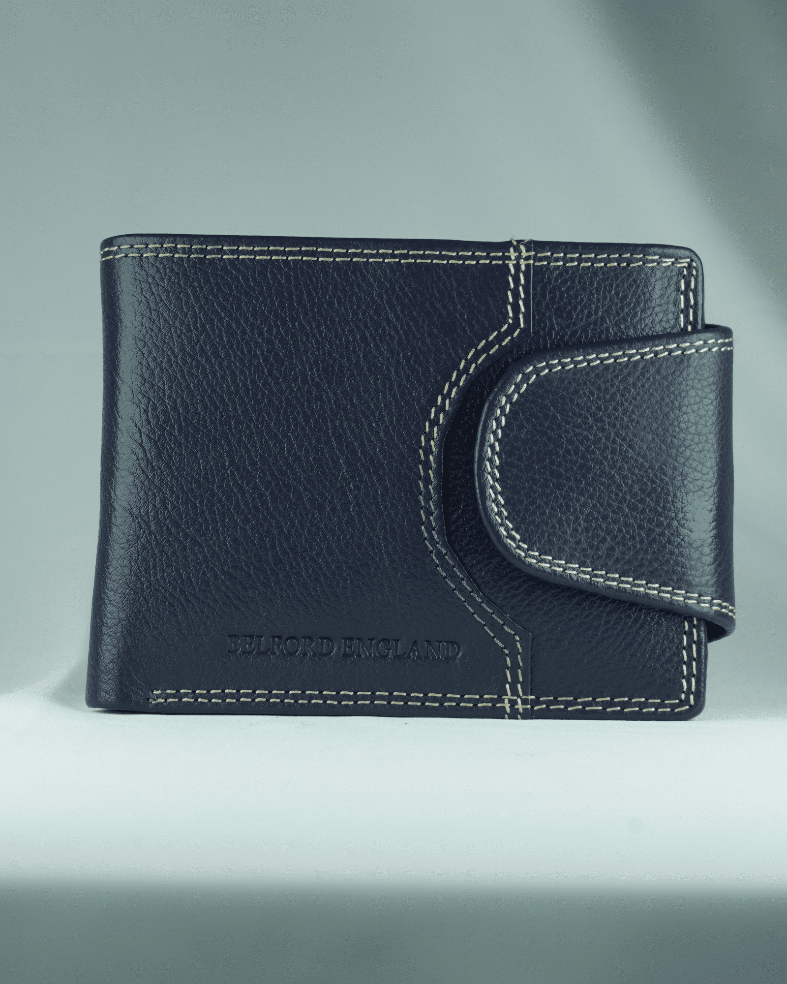 Indigo Men’s ORIGINAL LEATHER Wallet  Rfid Protected