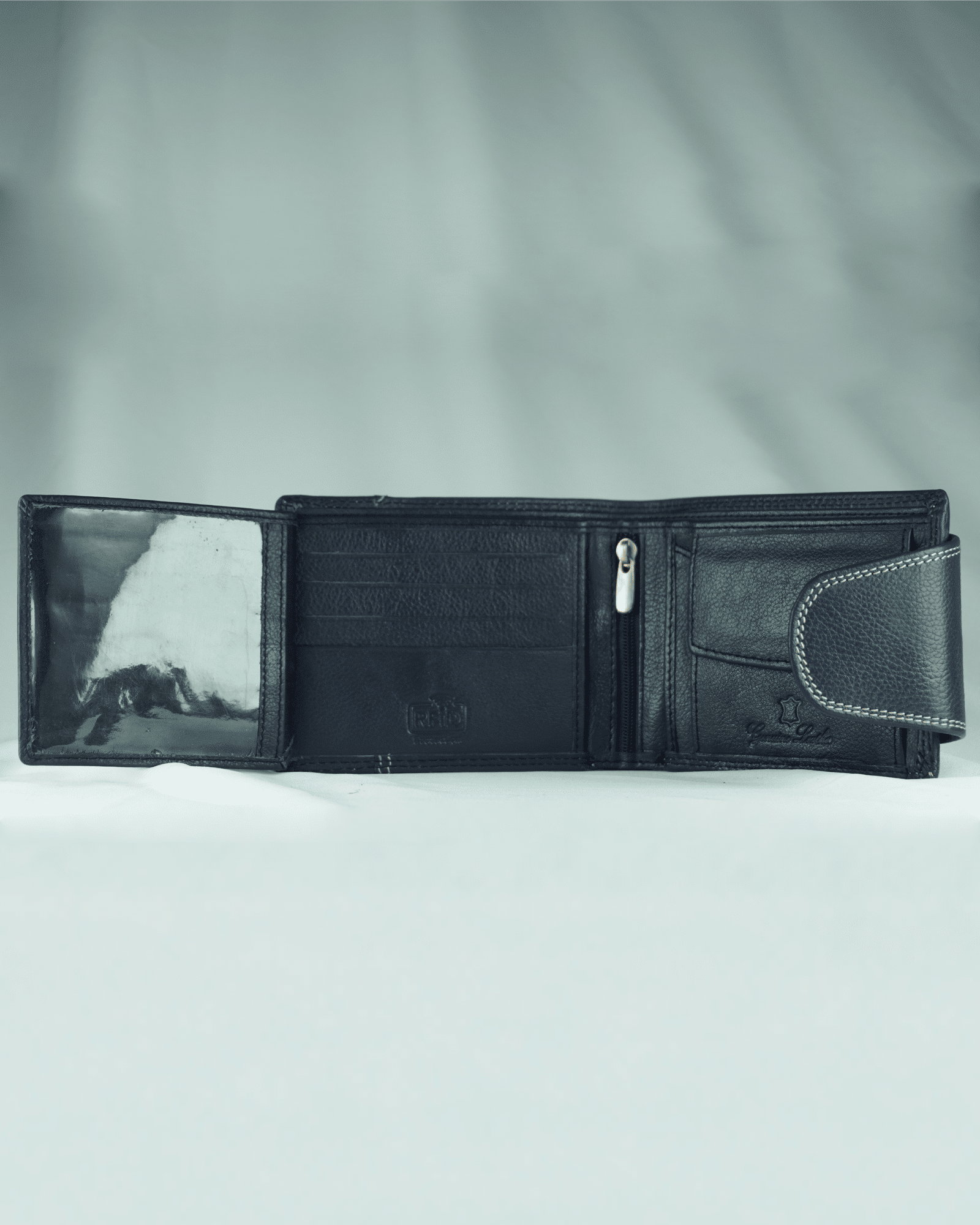 Indigo Men’s ORIGINAL LEATHER Wallet  Rfid Protected - Image 3