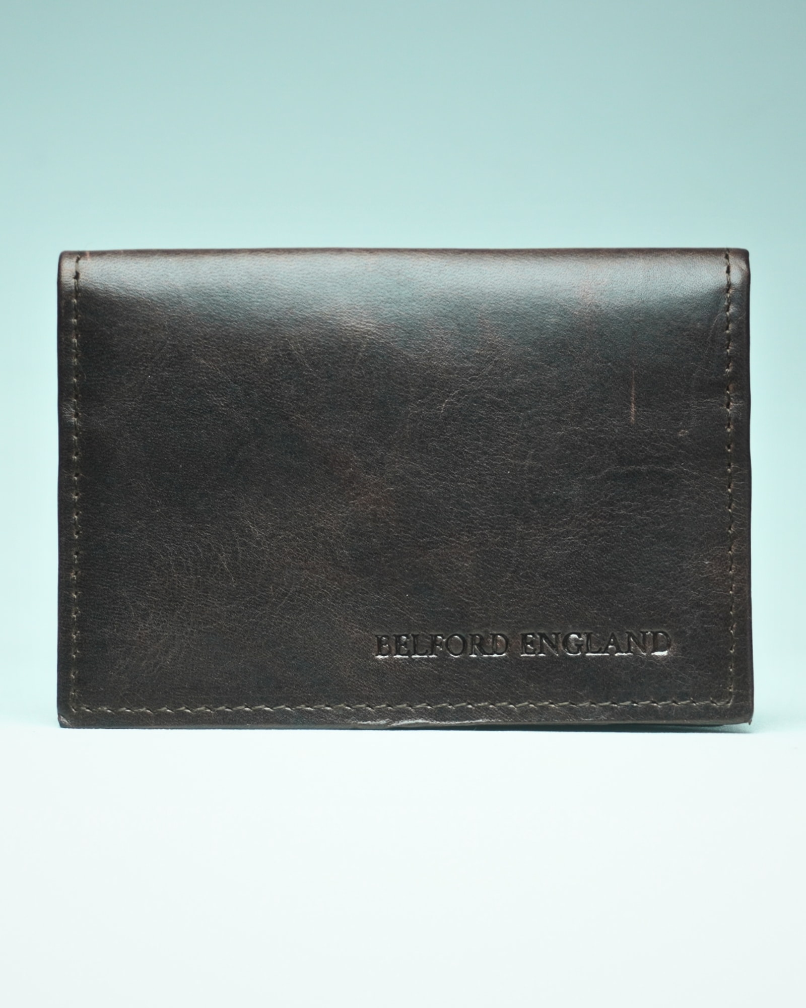 Shepered Men’s Original Leather Slim Wallet (Vintage Brown)