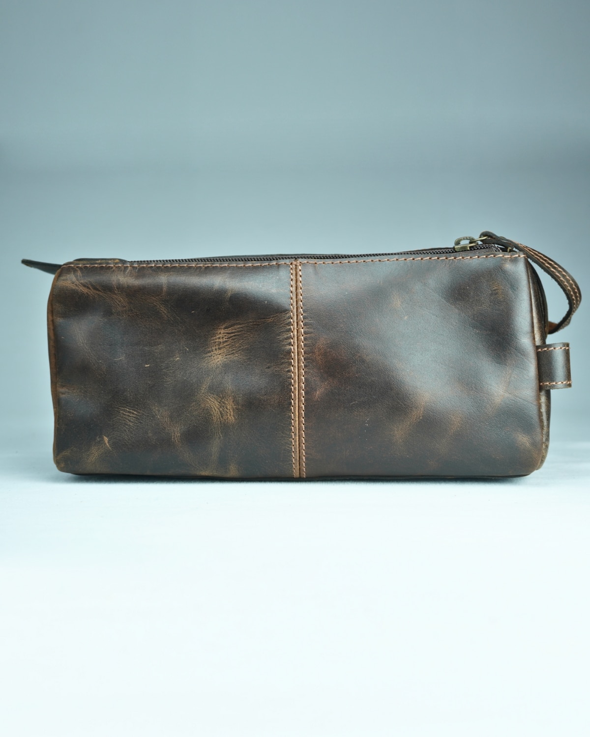 Belgium -  Original Leather Dopp Kit (Vintage Brown) - Image 3